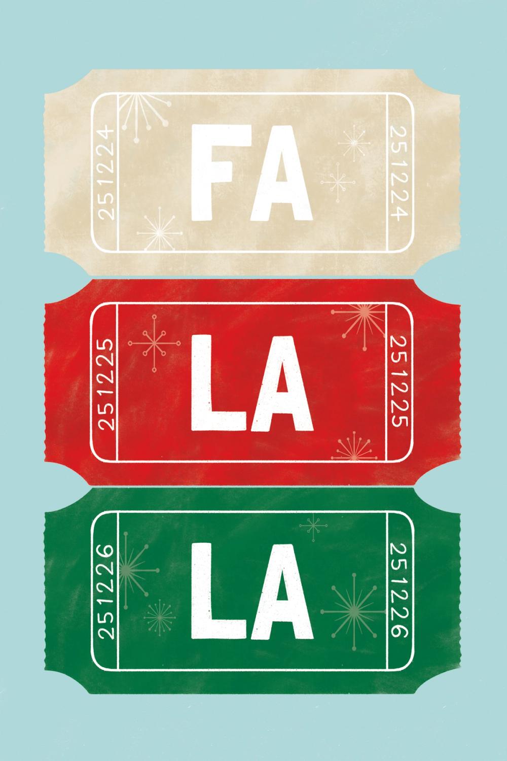 Ticket Stubs Christmas