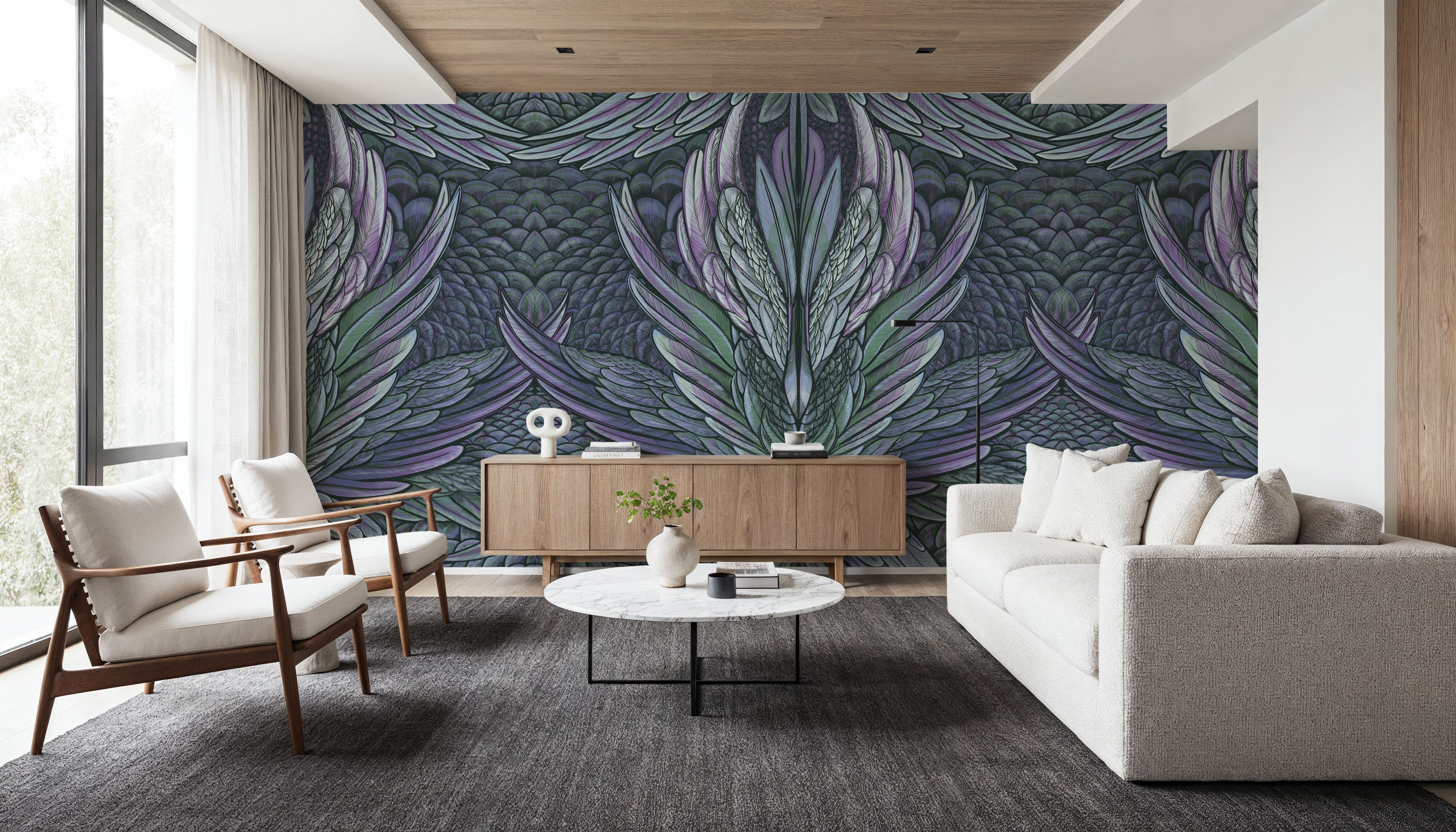 Irridescent Dusky Purple