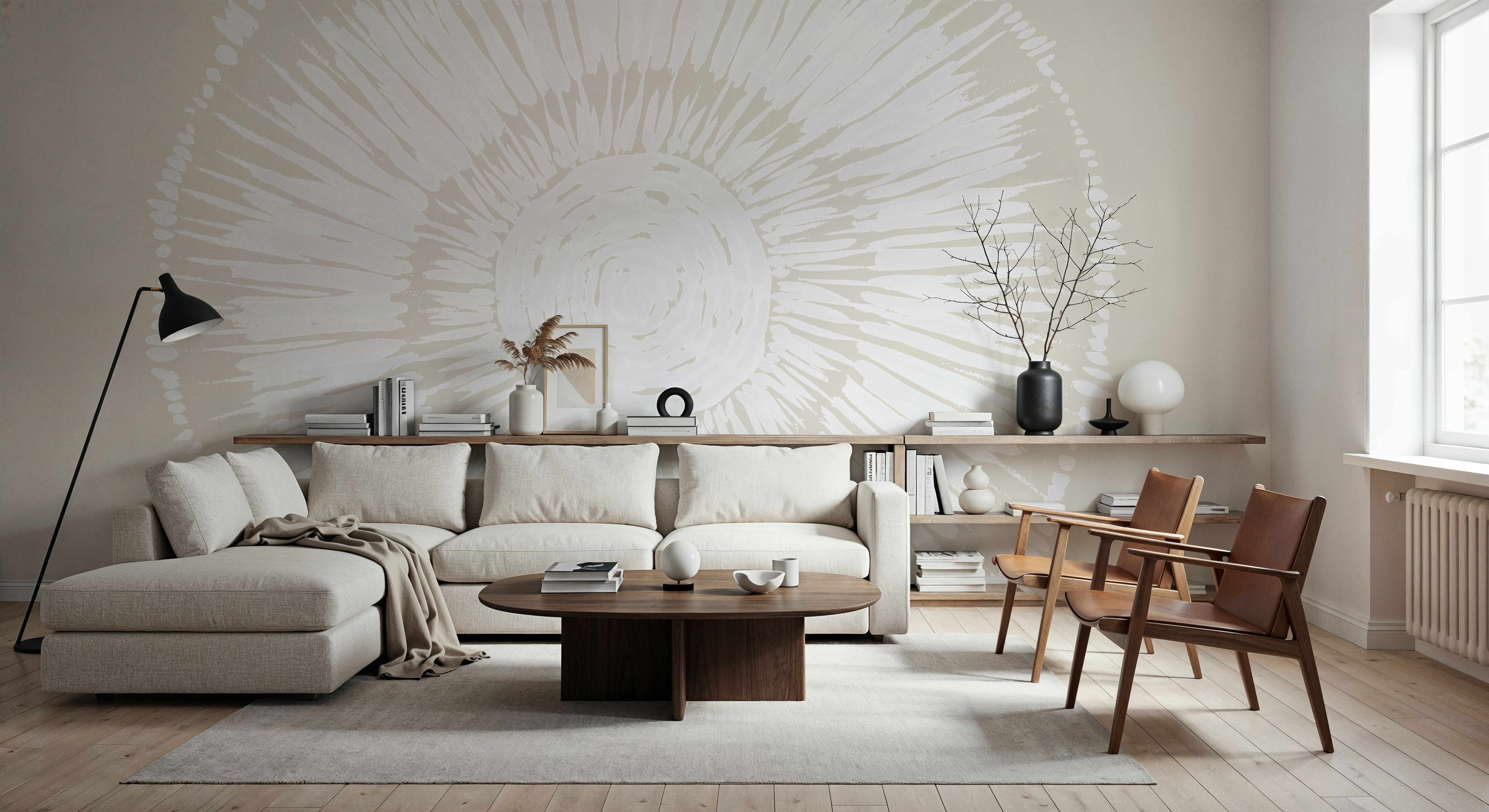 Coastal Block Print I Neutral