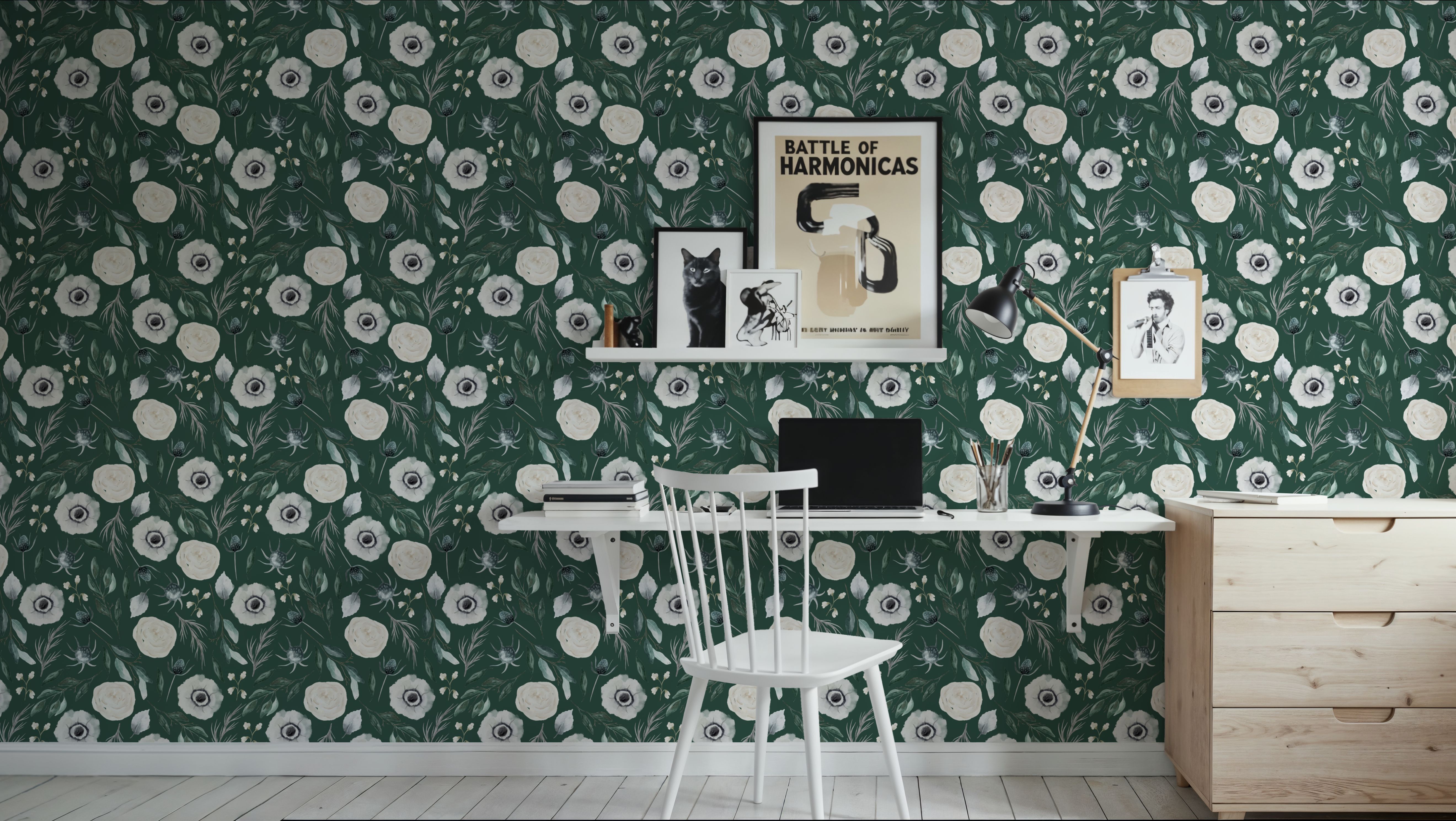 Anemones And Thistles