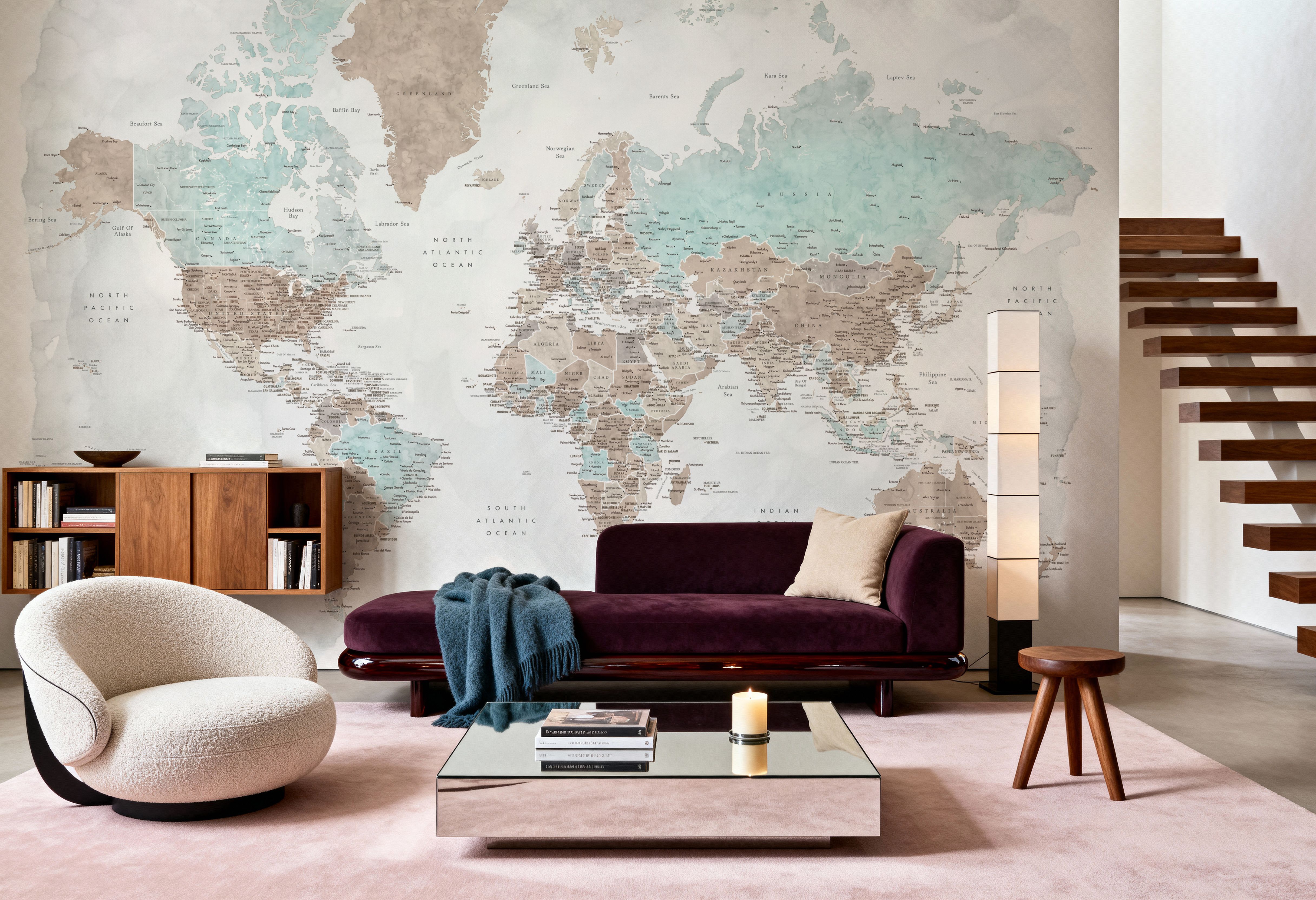 World Map Cities - Colleteh