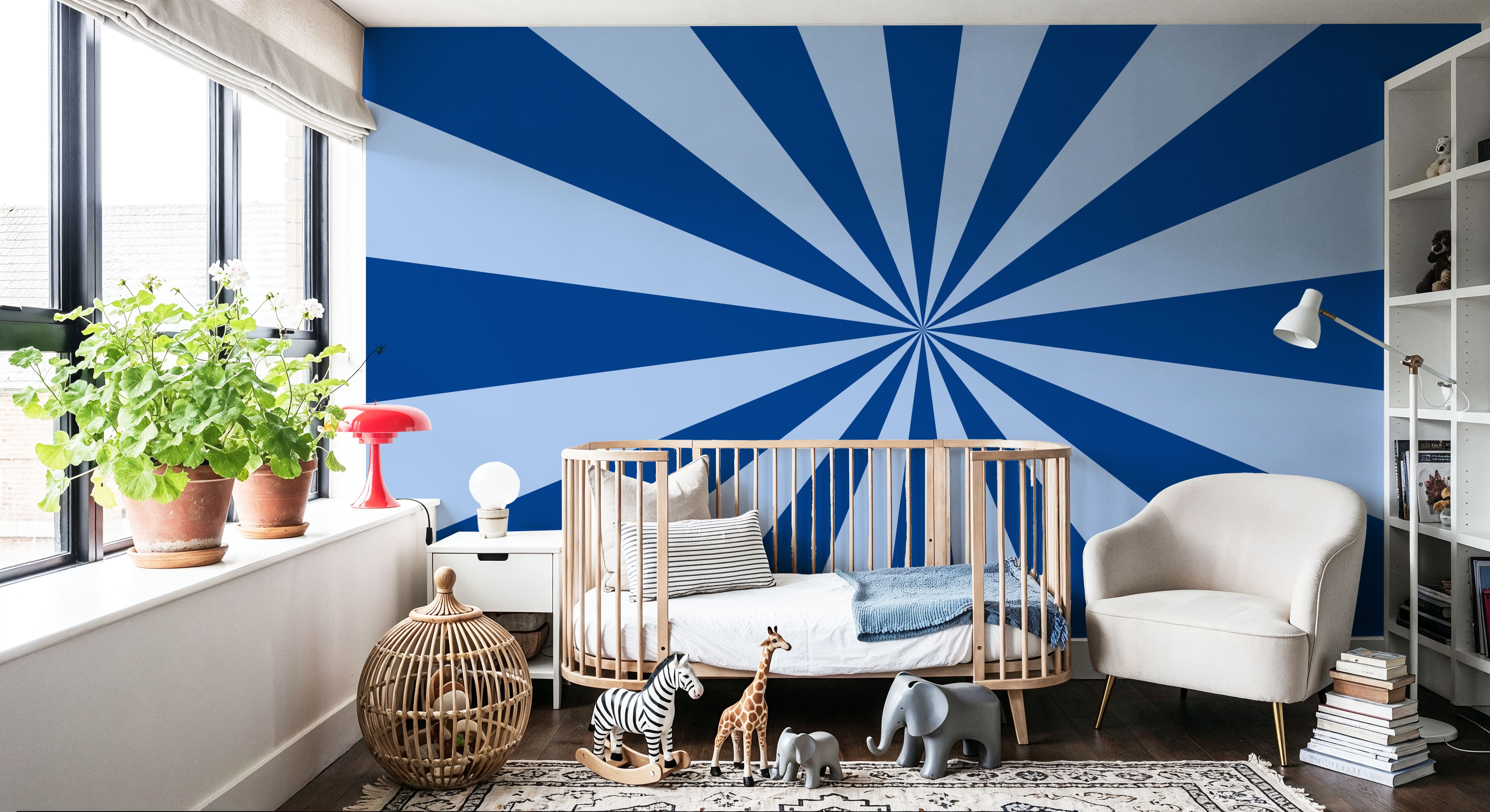 Circus Ceiling, Blue on Blue