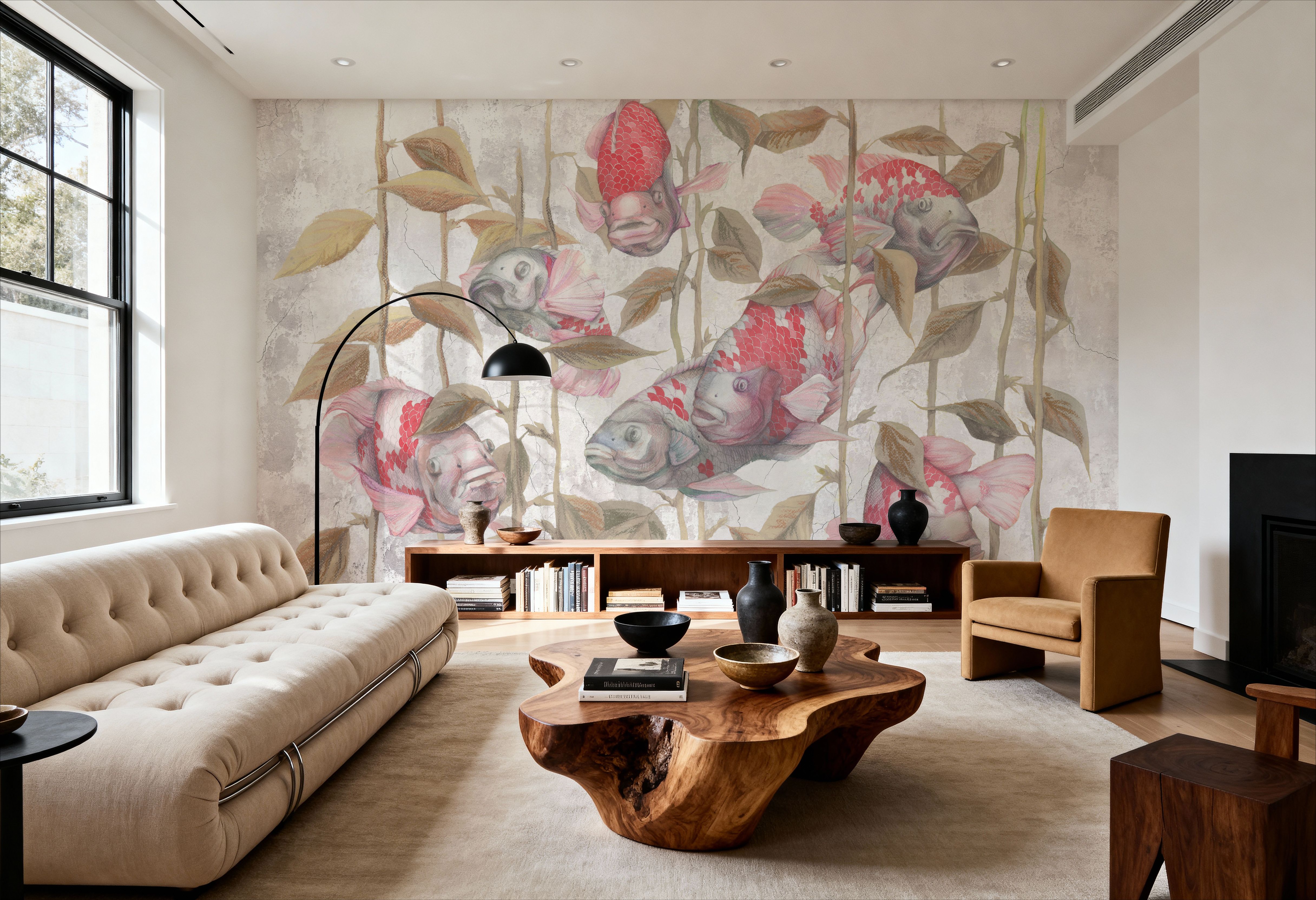 Fish Meeting, Papier peint