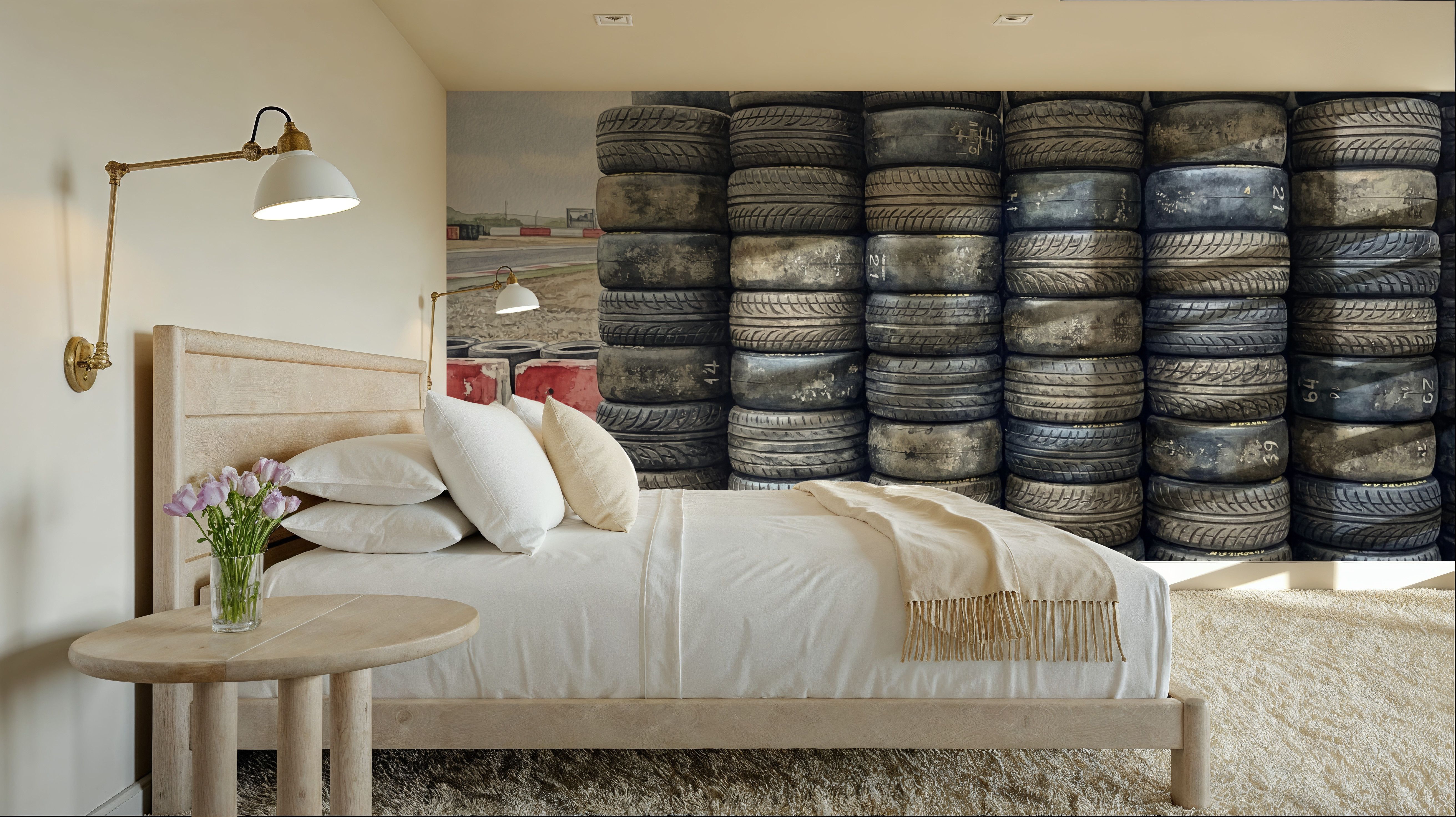 Tire Wall - Stacked Series