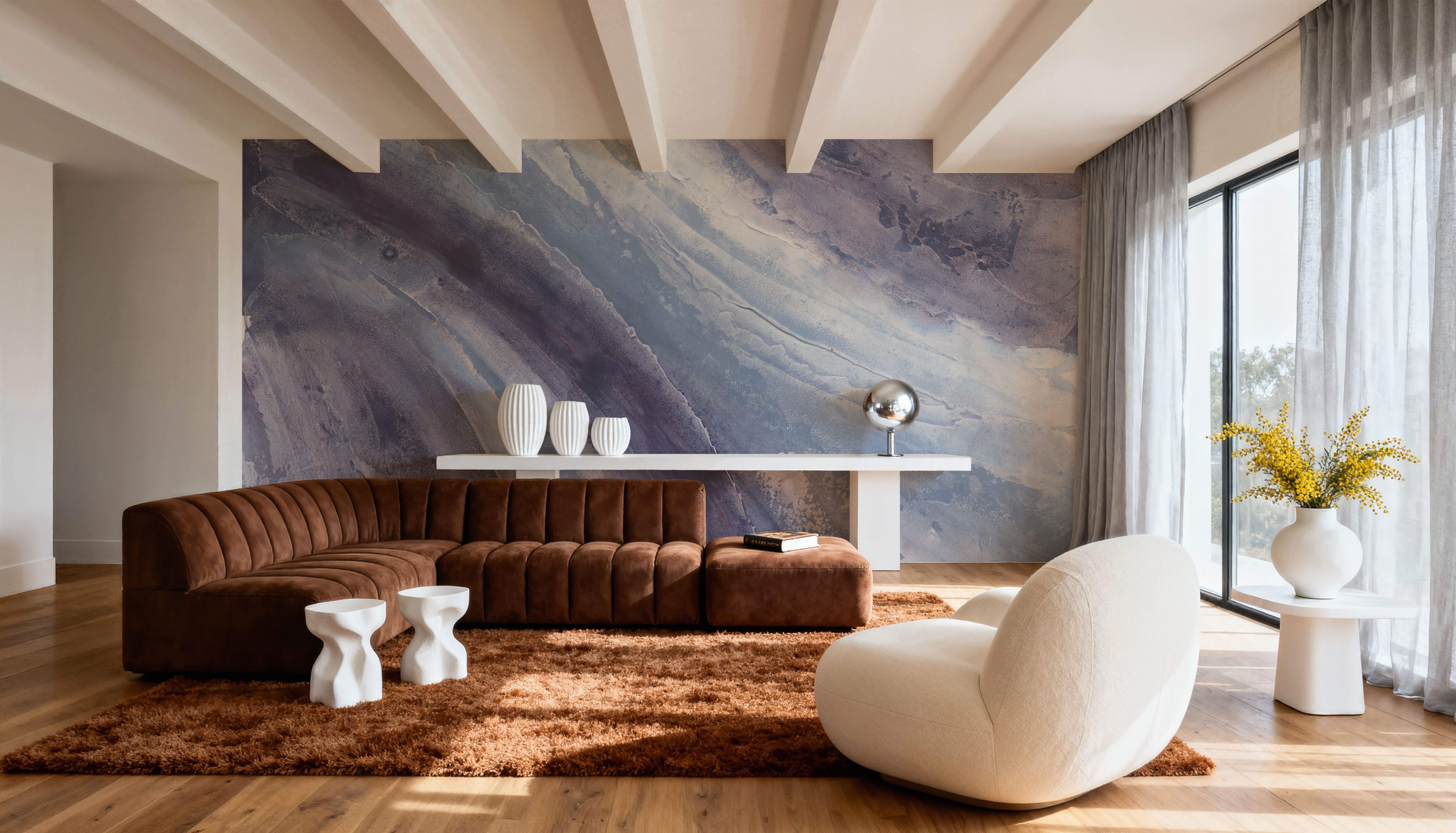 Dusk and Blue II, Tapeten