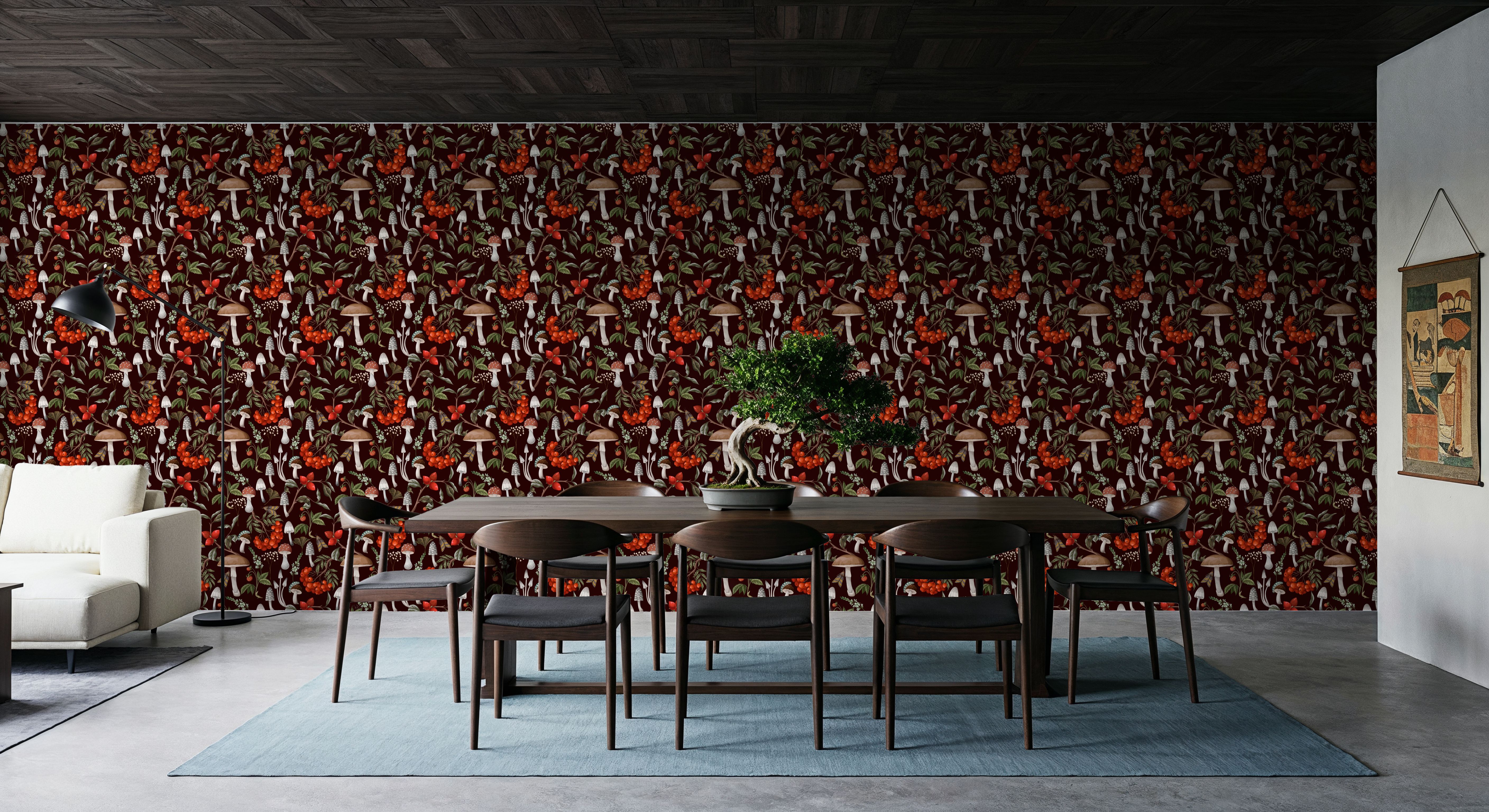 Forest Finds with Berries, Midnight