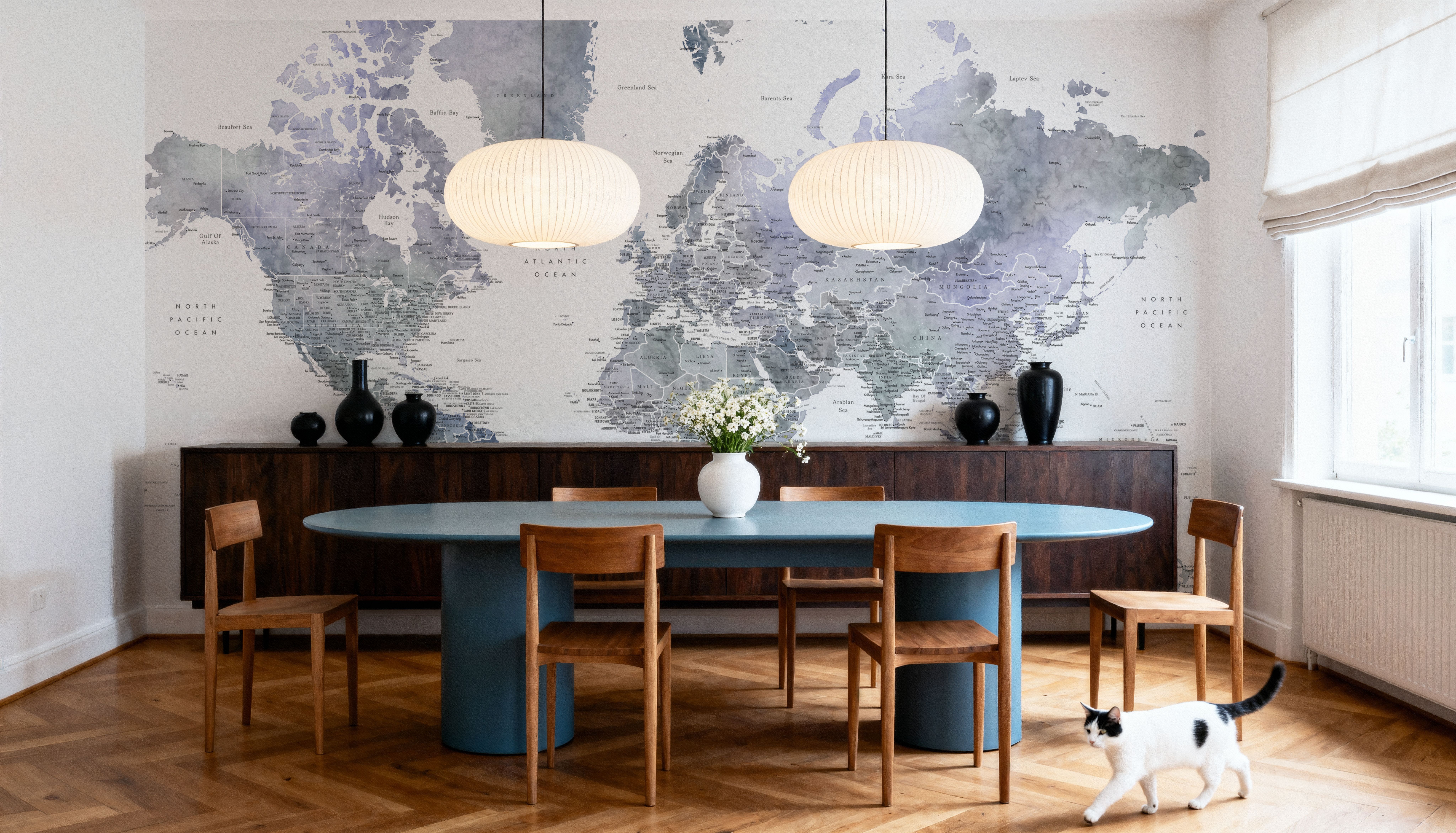 World Map Cities - Norberto