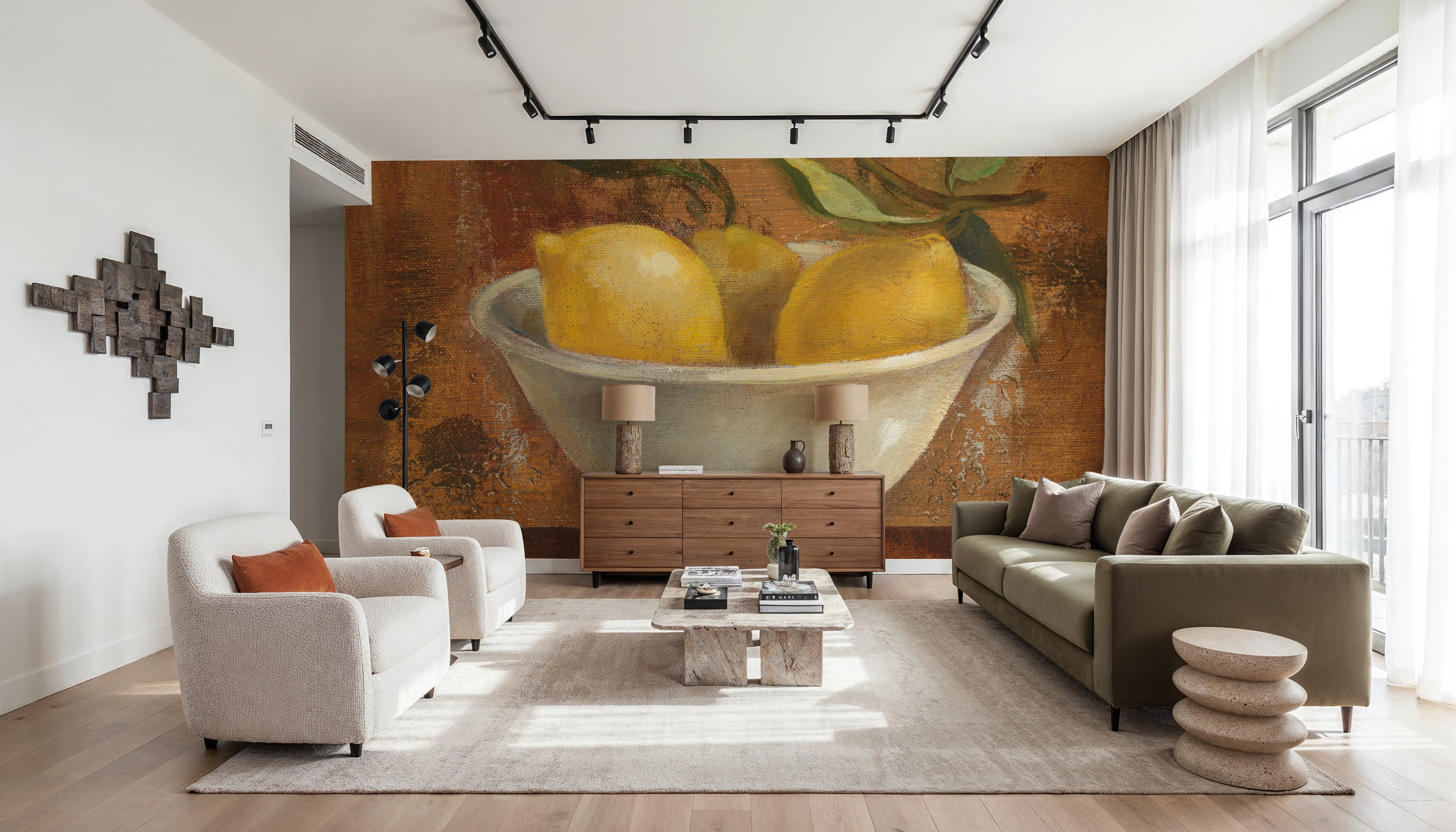 Lemons in Old Bowl