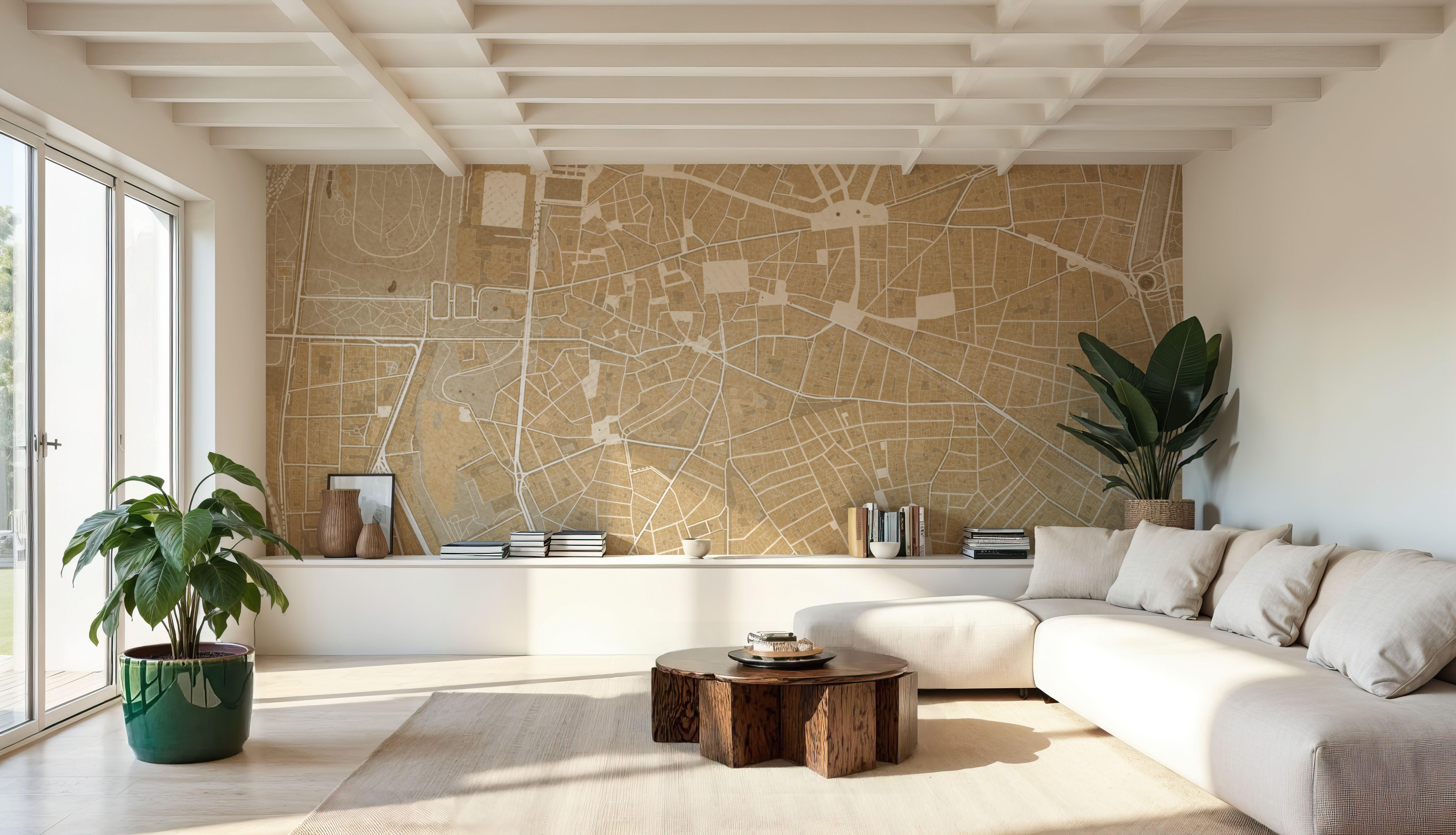 Madrid City Ochre, Tapety