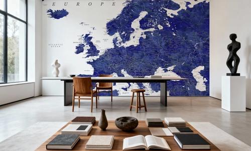 Europe Map Detailed - Emery