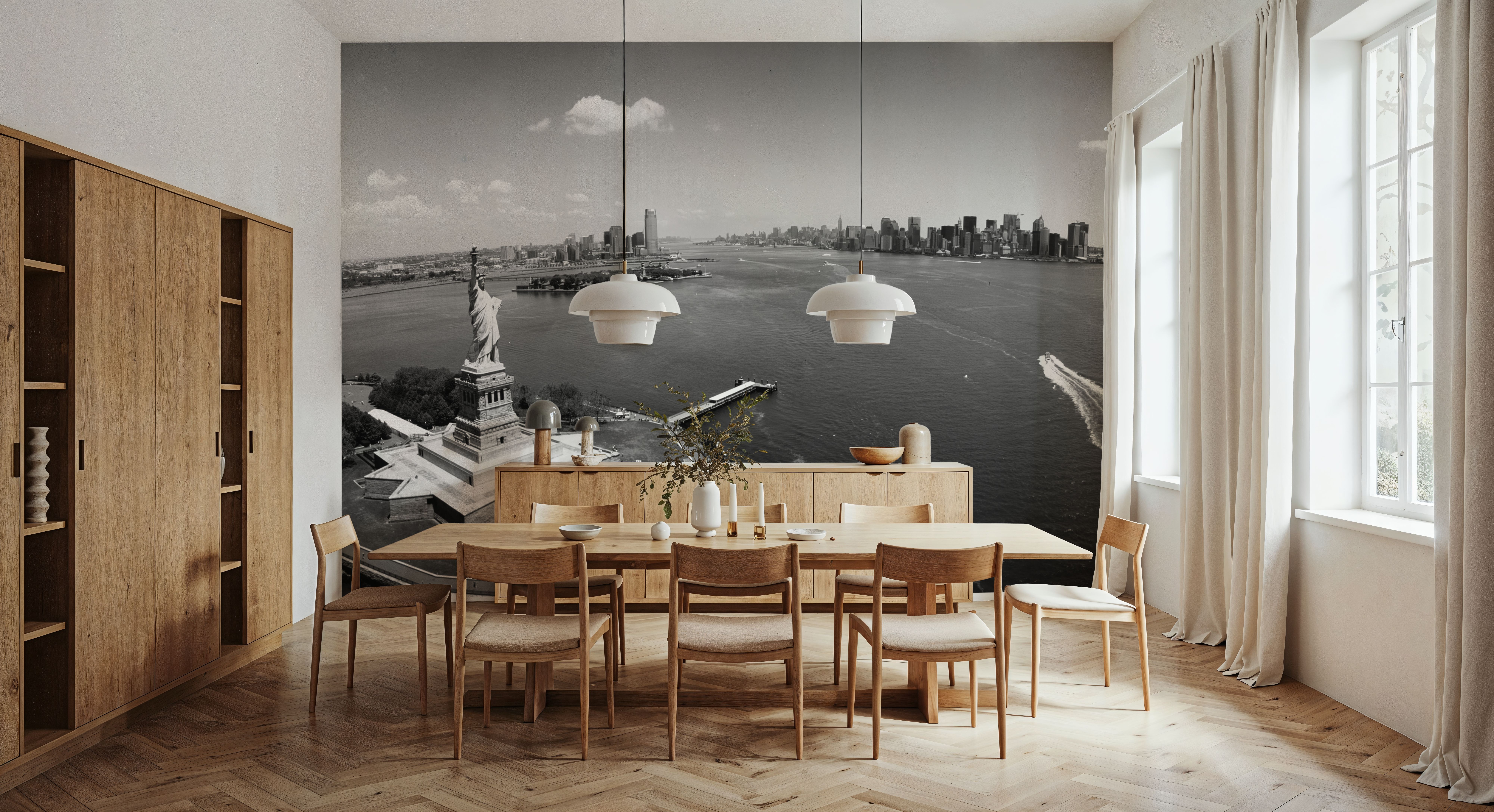 Aerial Liberty, Behang