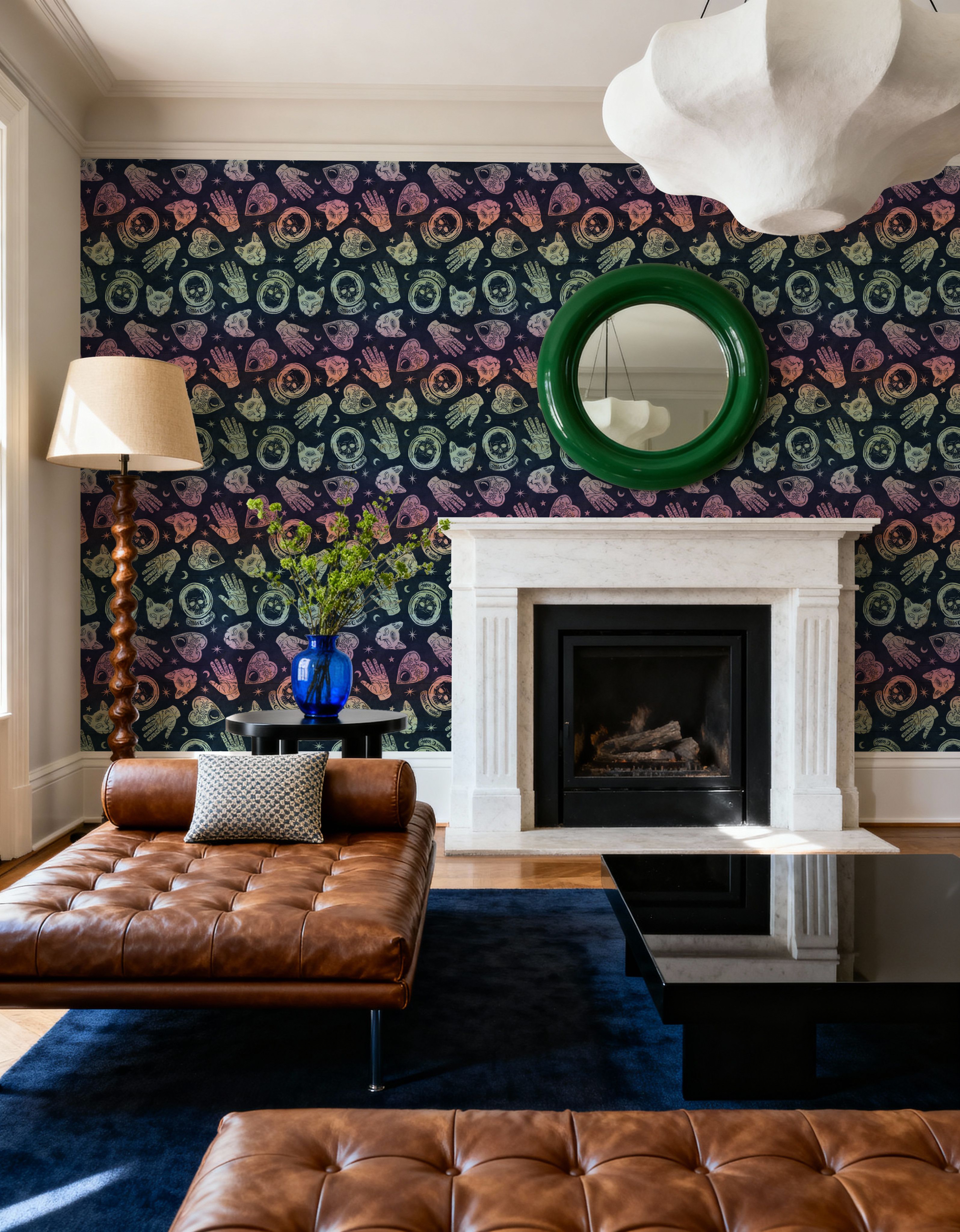 Symbolic Halloween Neon, Wallpaper