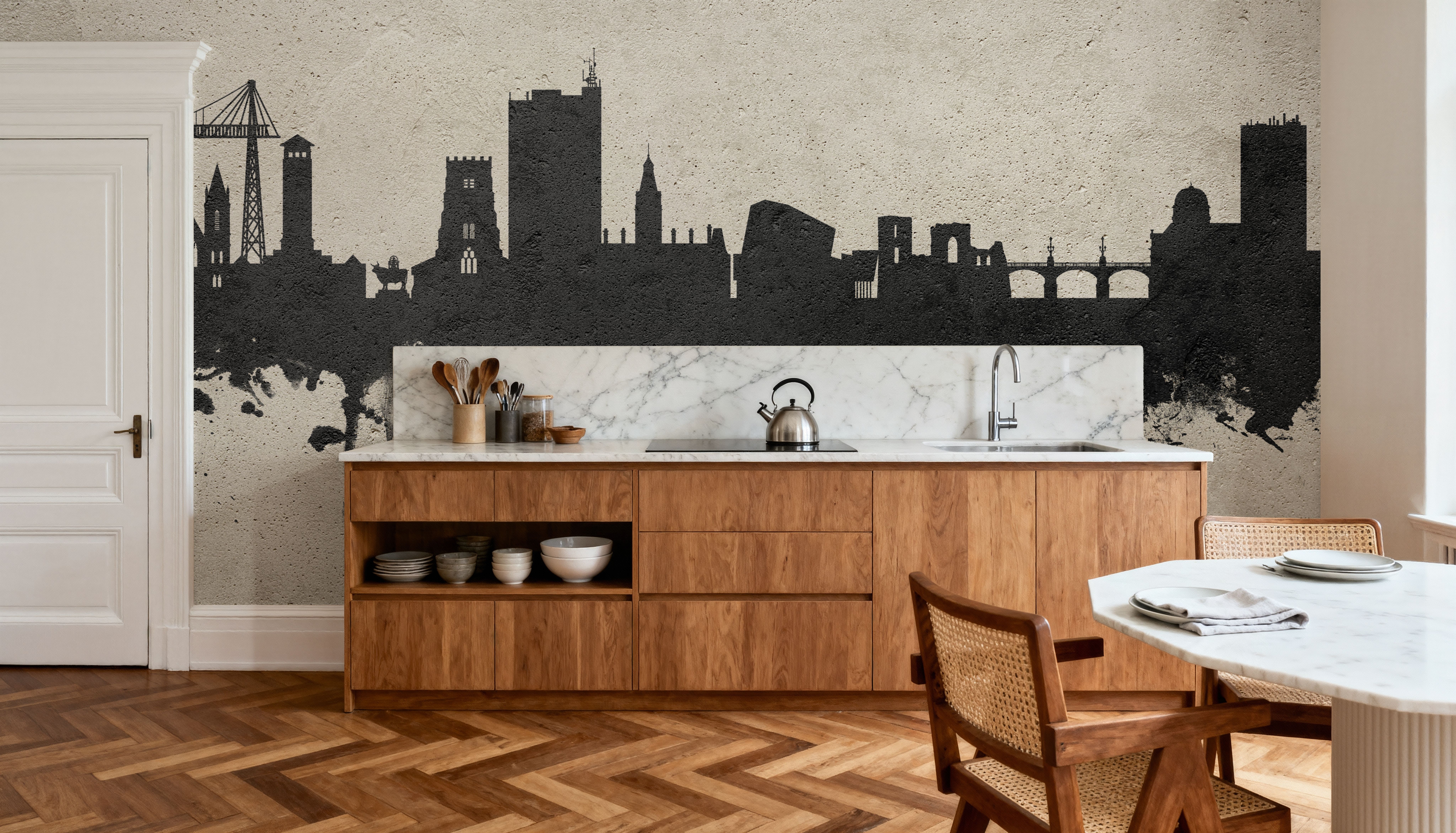 Newport Wales Skyline Concrete