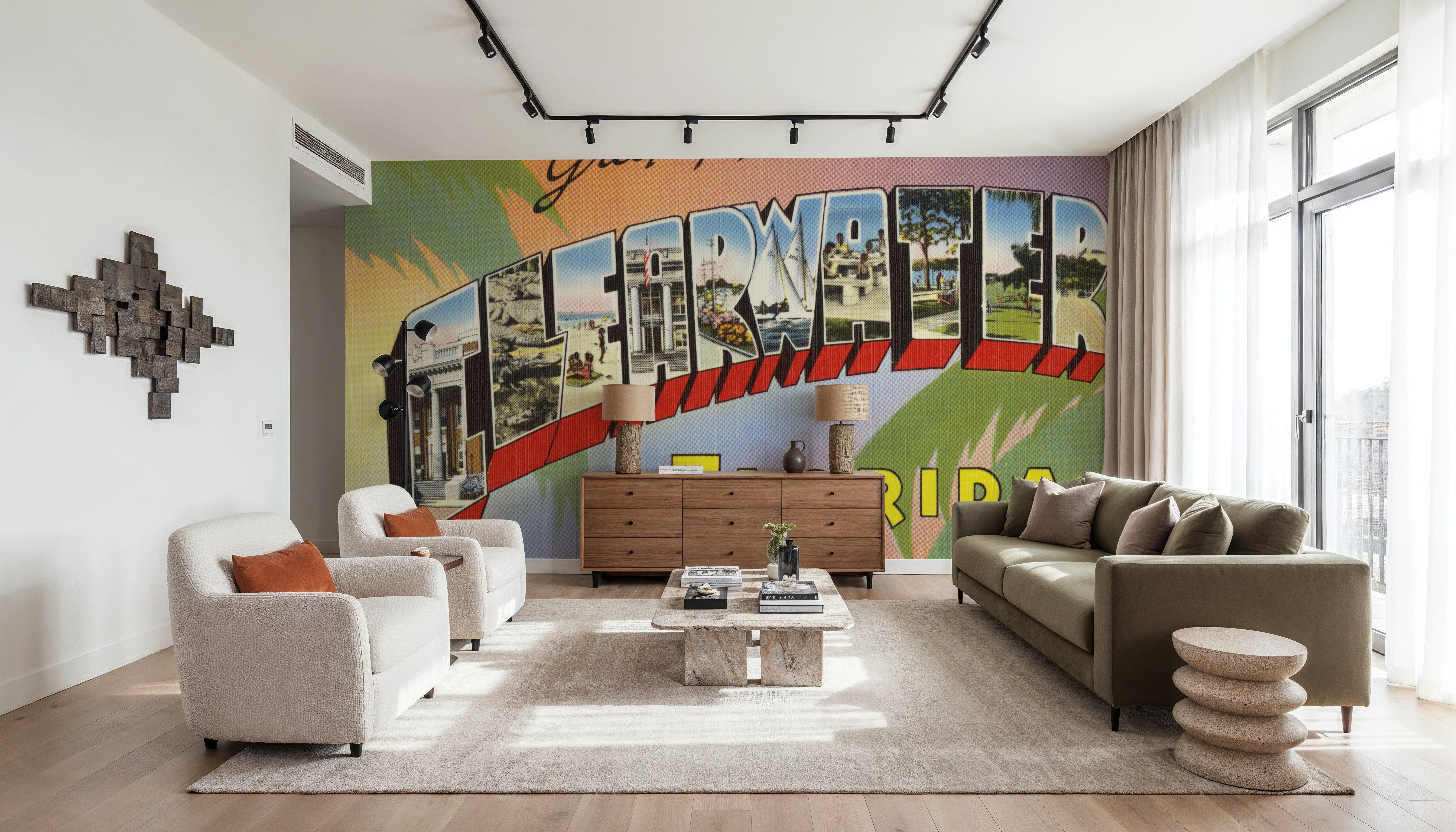 Greetings from Clearwater - Screenprint Postcard