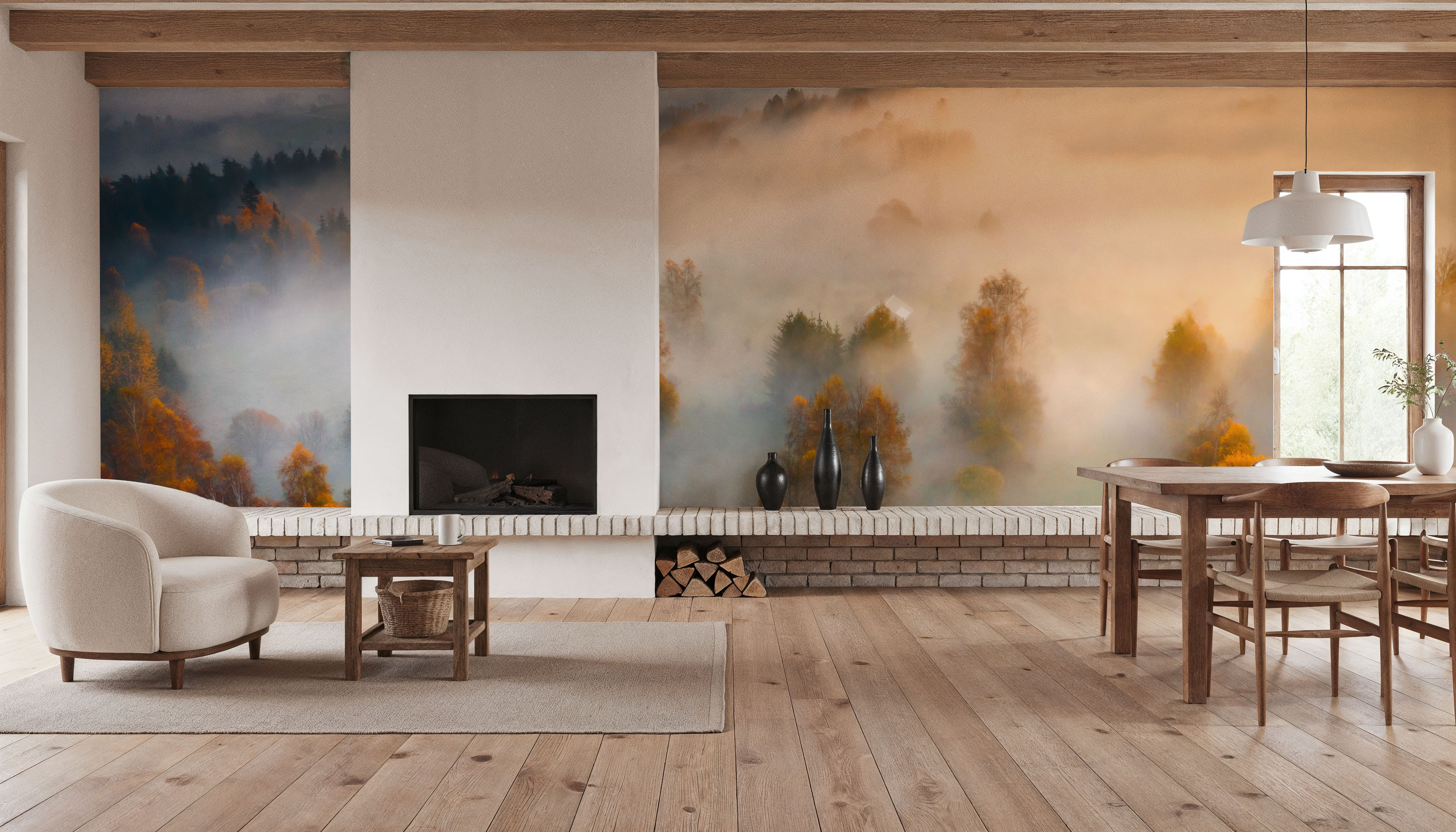 Foggy Birch Dream