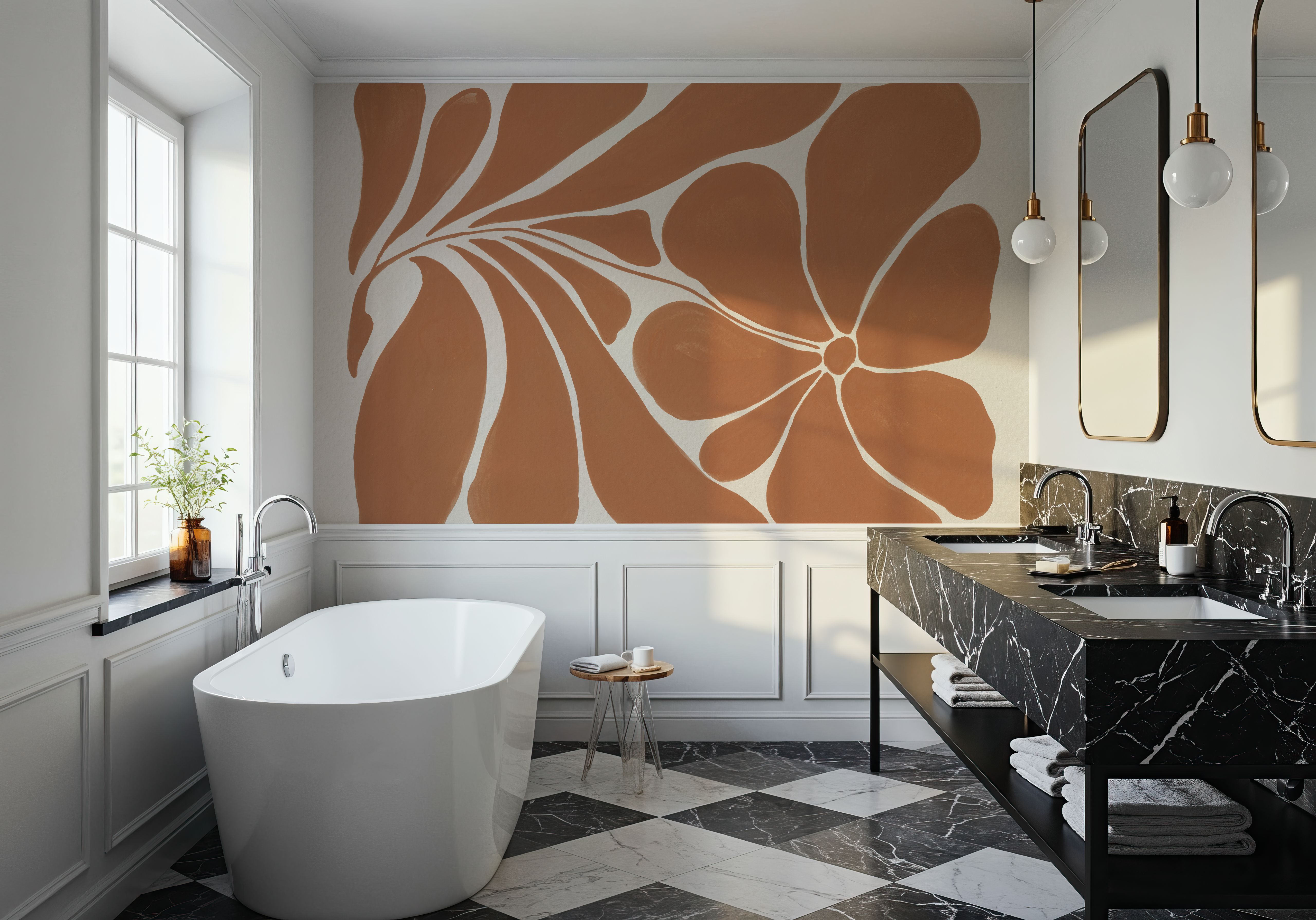 Blooming Joy I Terracotta