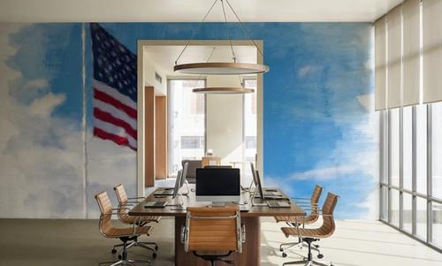 Stars and Stripes on Canvas