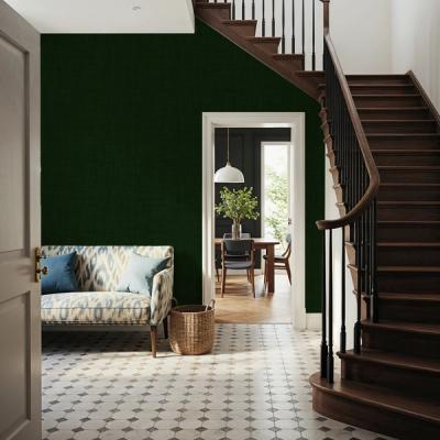 Mottled Linen Effect, Forest Green