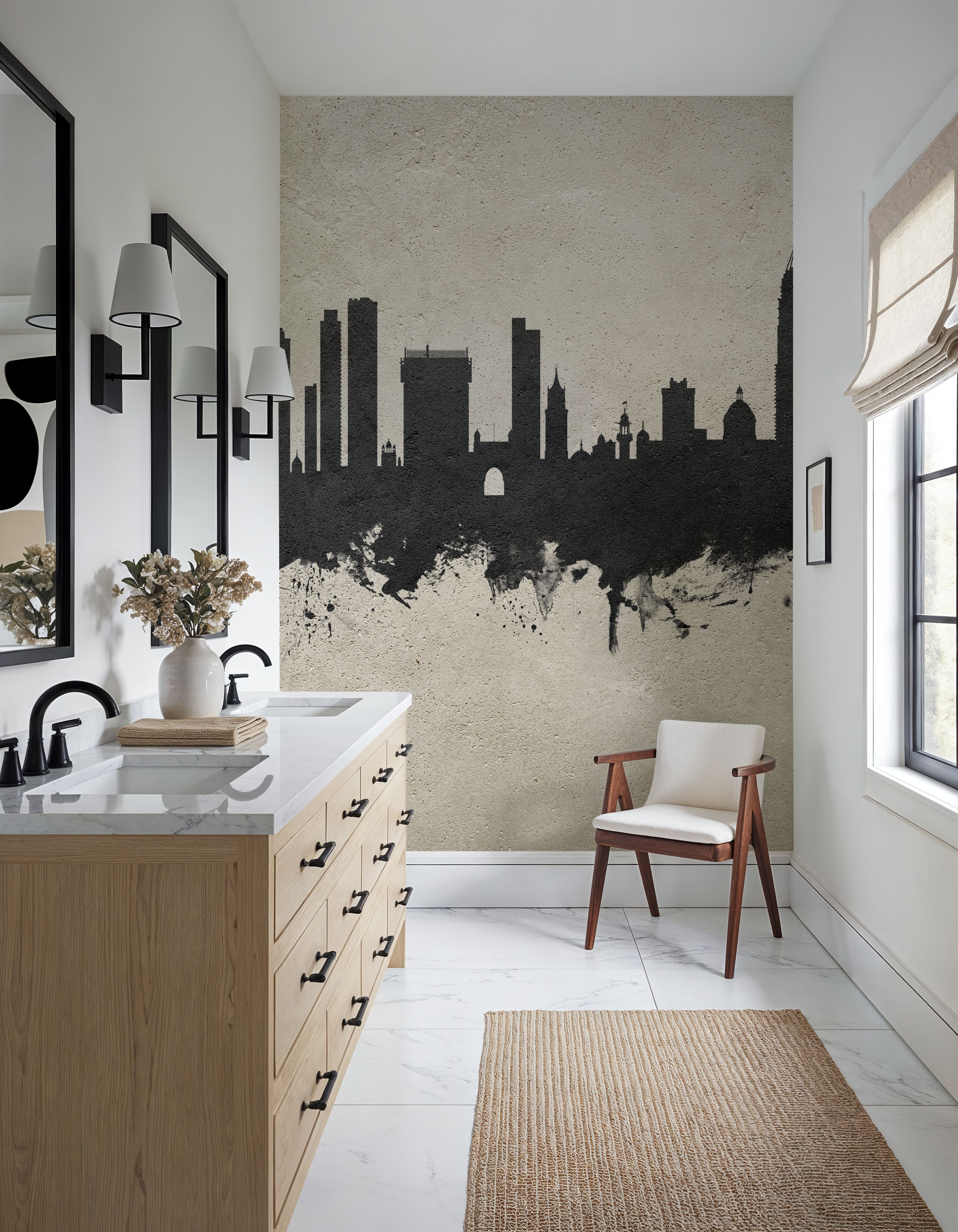 Mumbai Skyline India Bombay Concrete