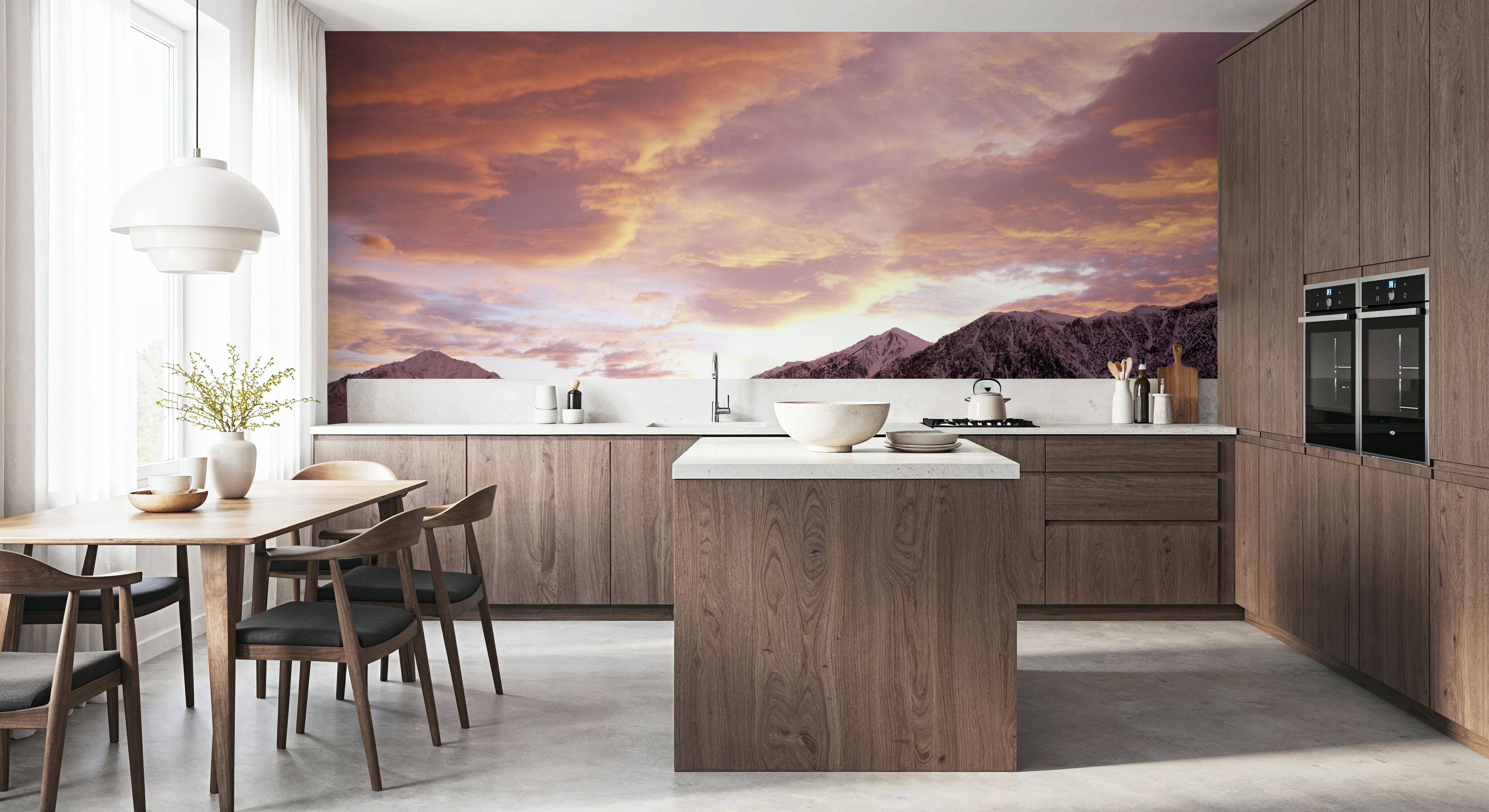 Alpine Twilight, Wallpaper