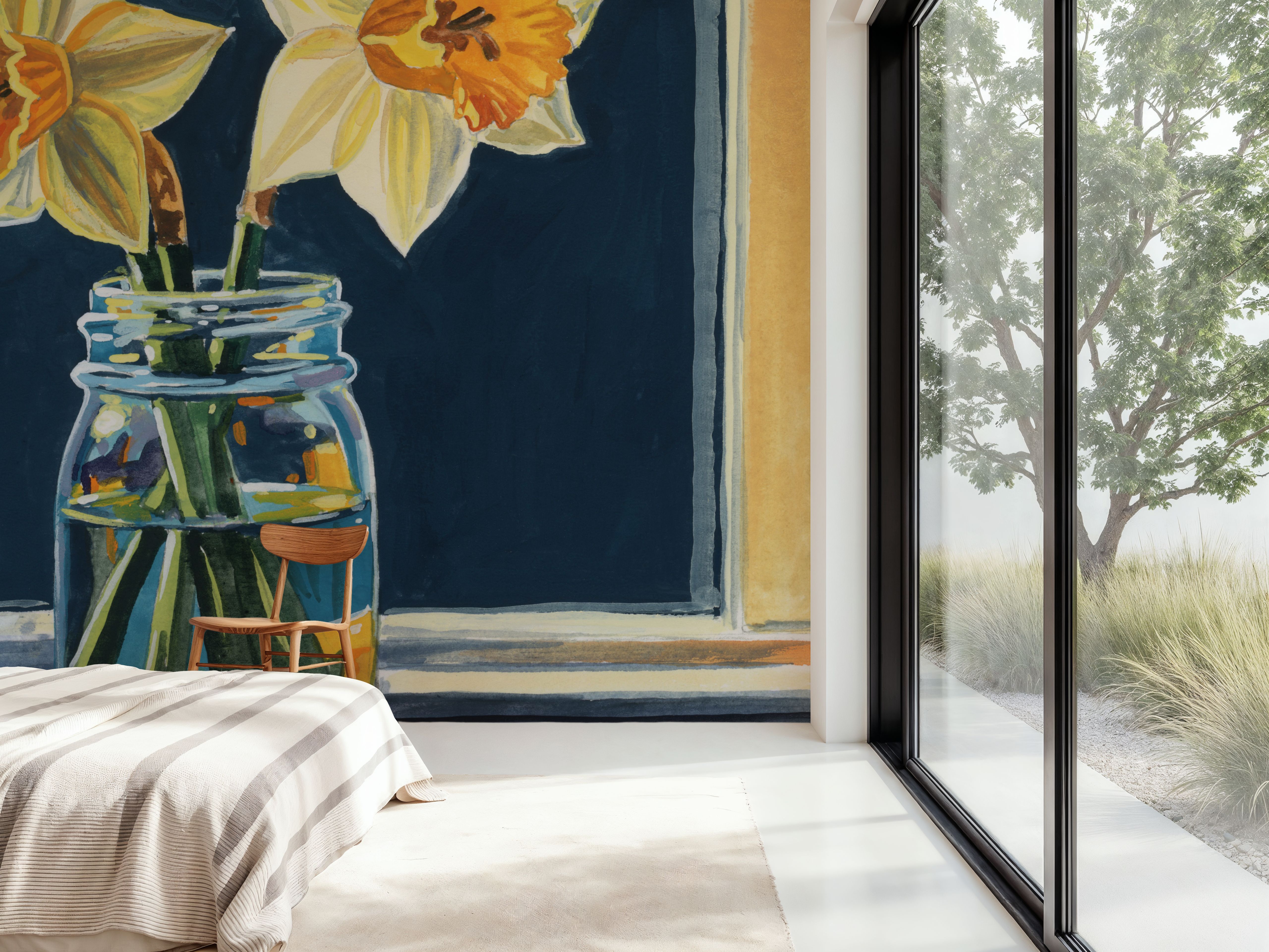 Daffodils on The Window Sill