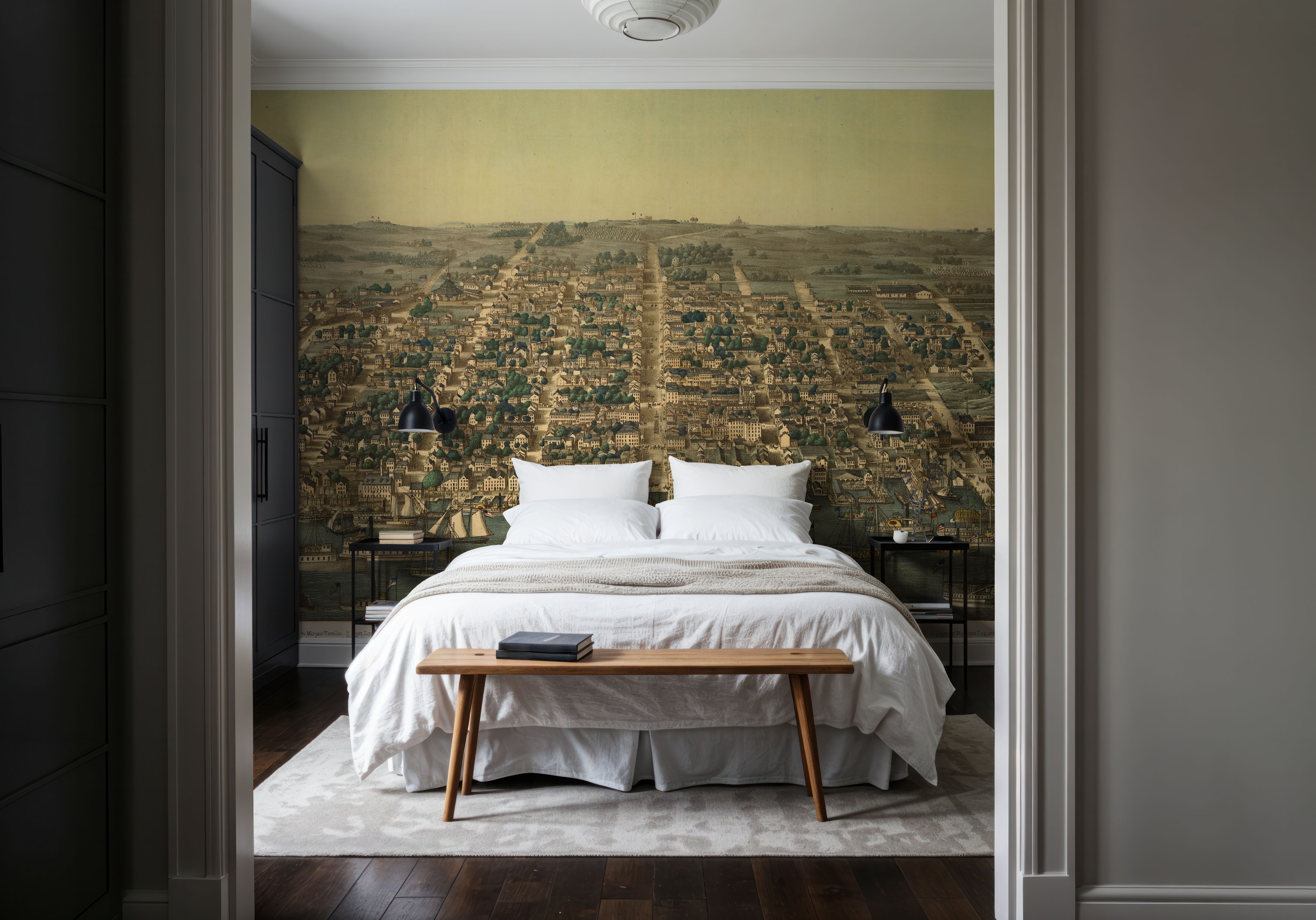 Alexandria 1863, Behang