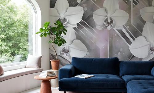 Geometry and Orchids Pink