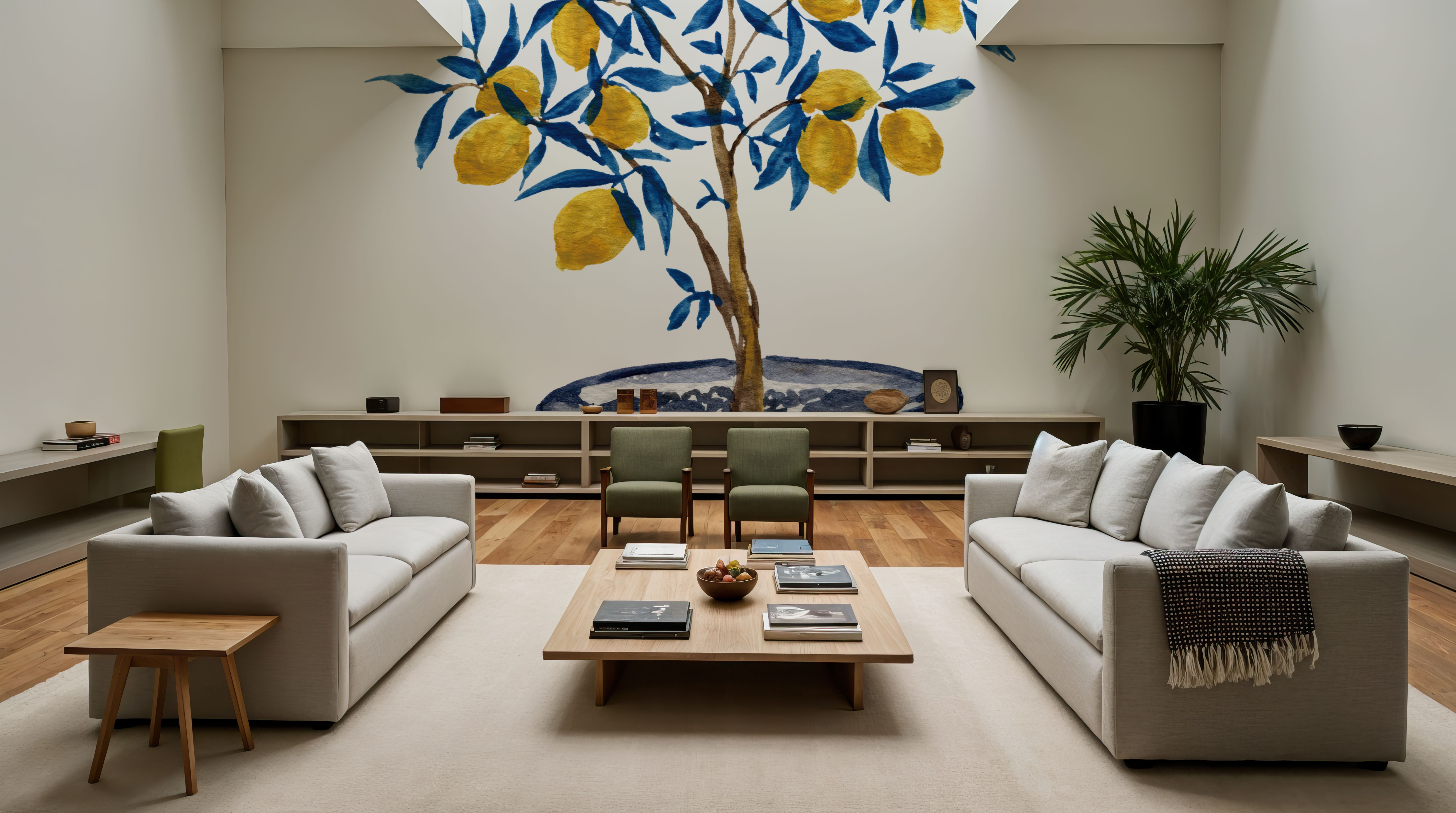 Lemon Tree in Chinoserie