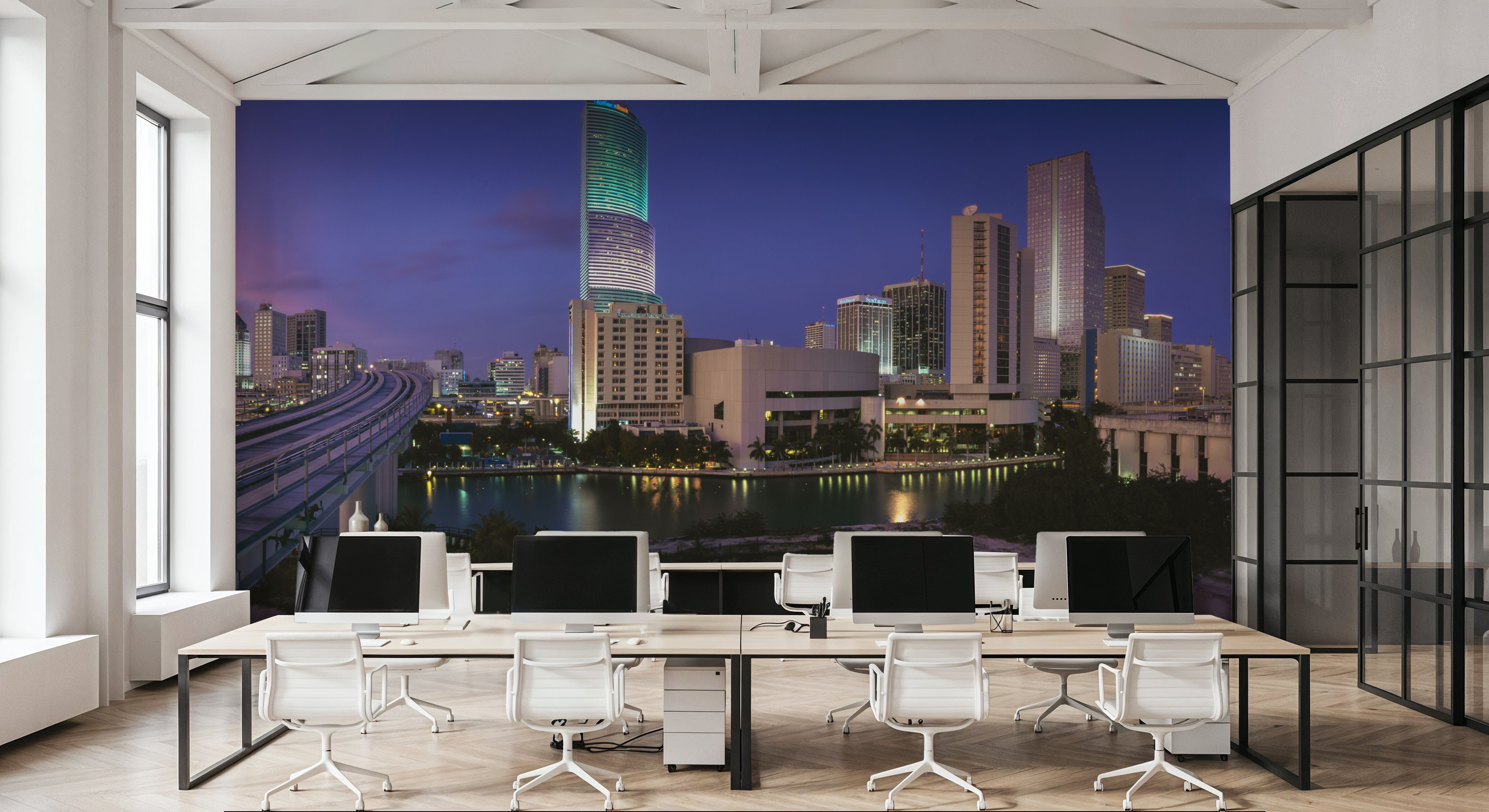 Sunset Blue Twilight Metropolis