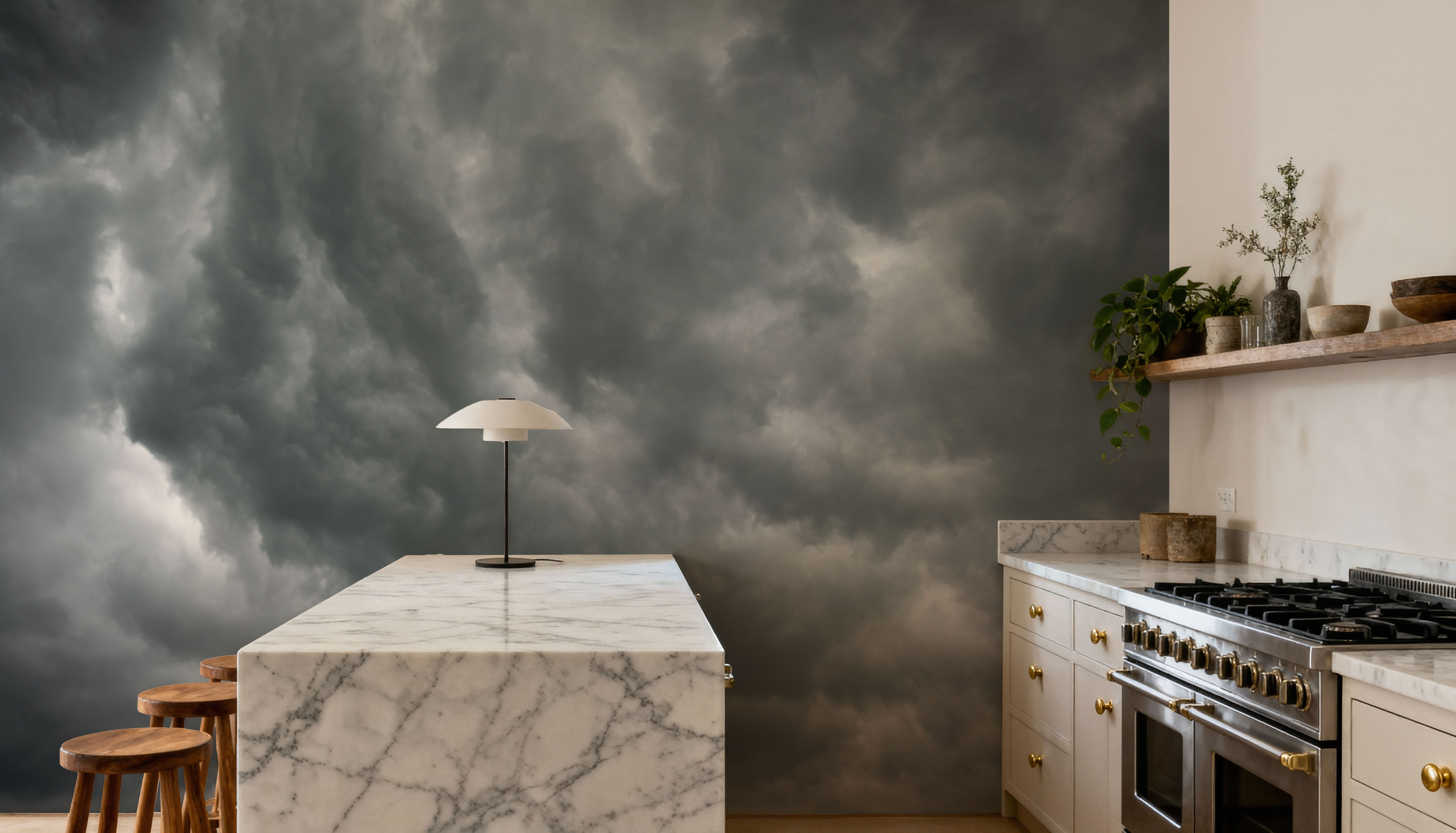 Gathering Storm wallpaper mural 100% PVC-free and non-toxic
