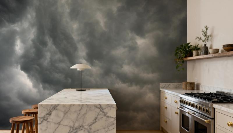Gathering Storm wallpaper mural 100% PVC-free and non-toxic