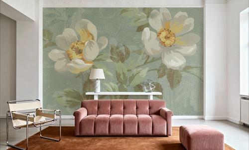 Roses on Blue I