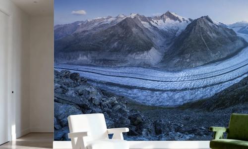 Aletsch Glacier Moon