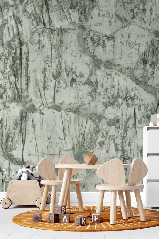 Green Strokes Marble