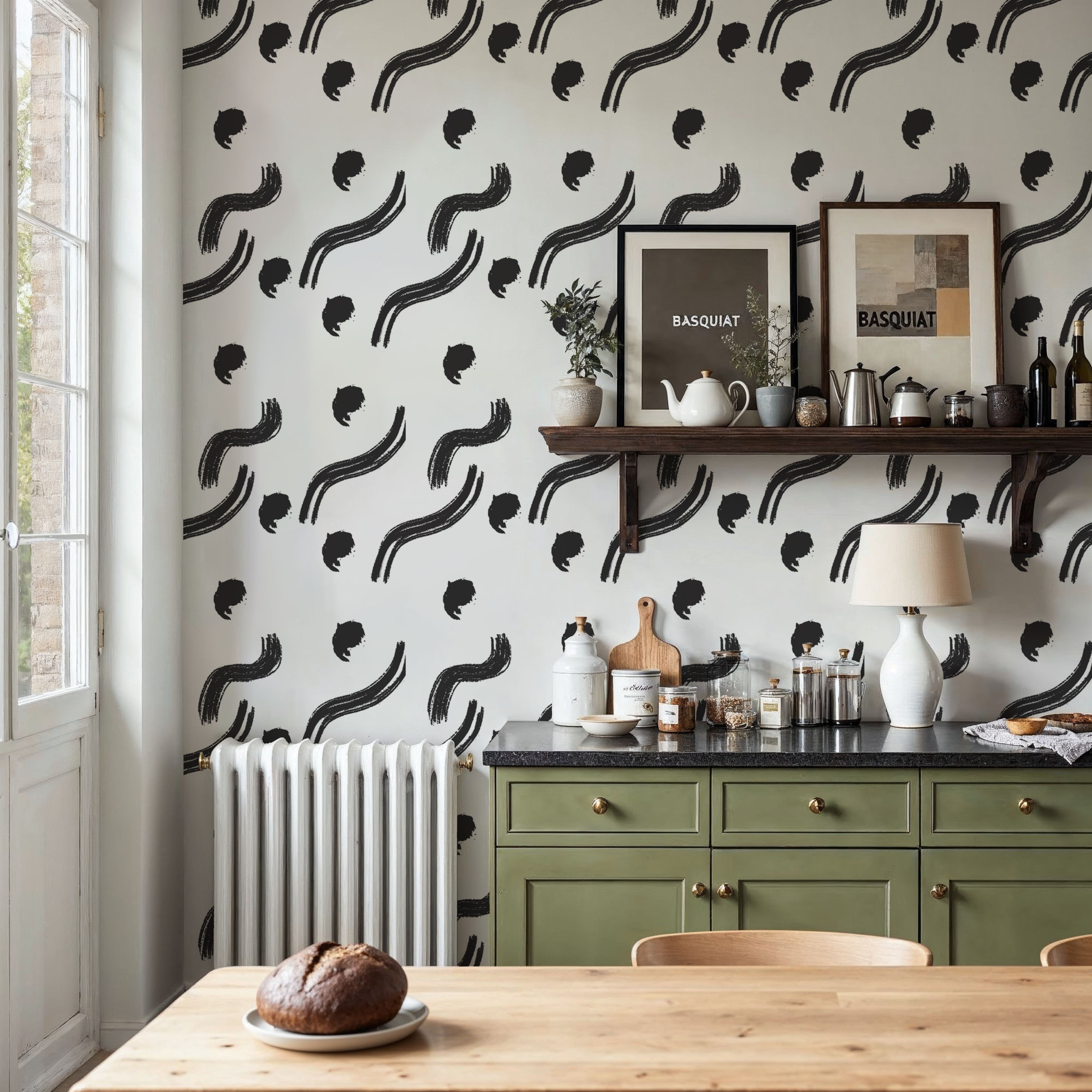 Curls And Dots, Wallpaper