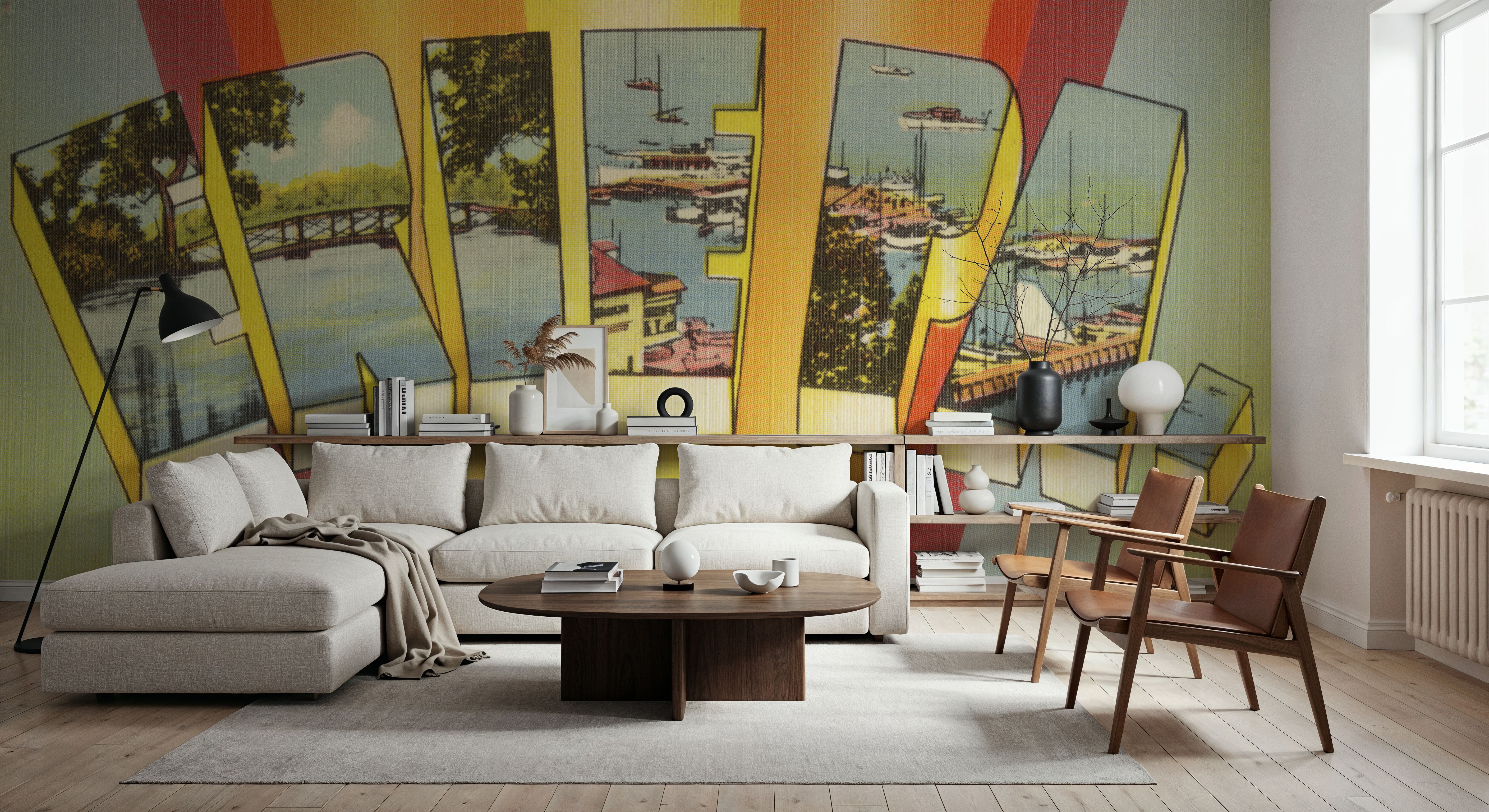 Greetings from Erie - Screenprint Postcard