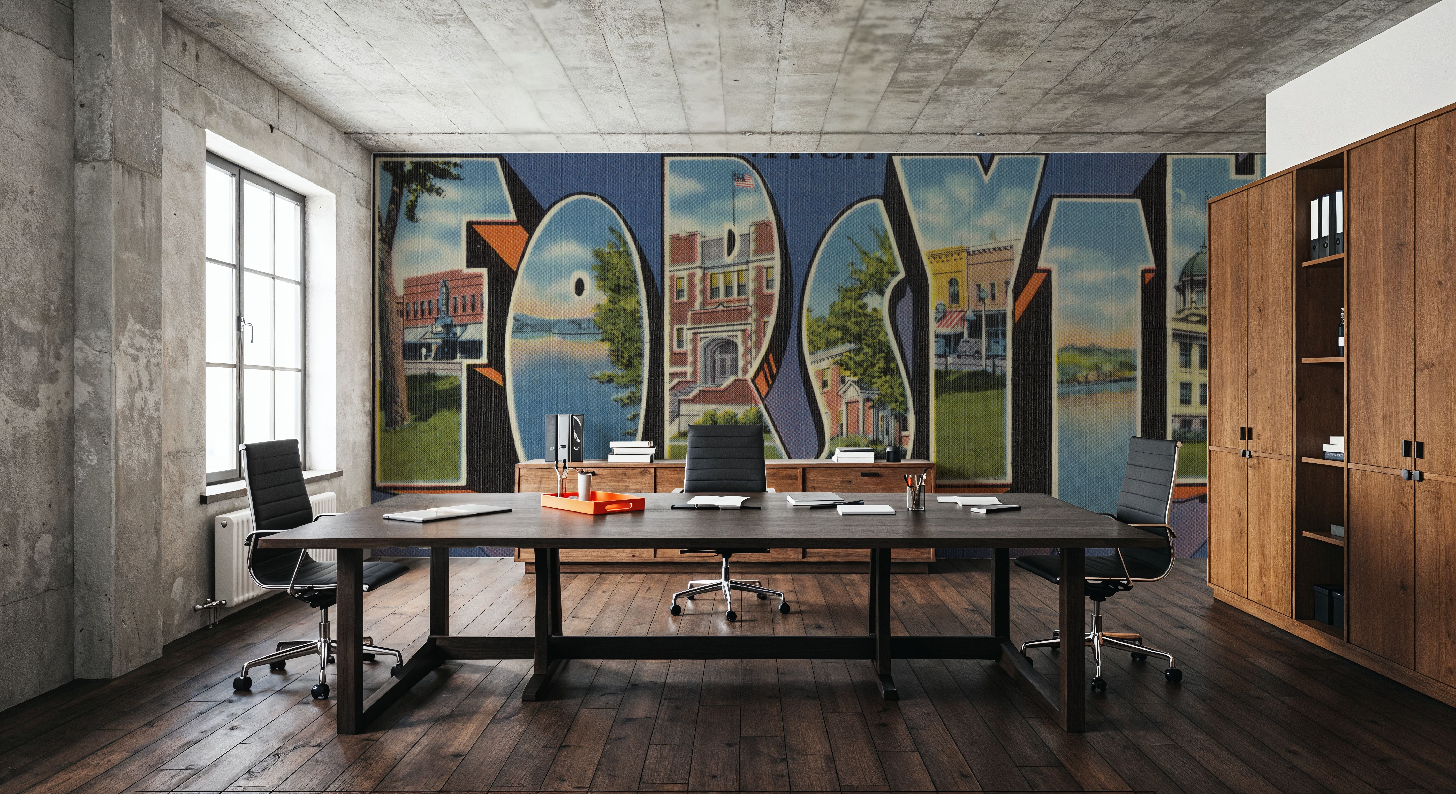 Greetings from Forsyth - Screenprint Postcard