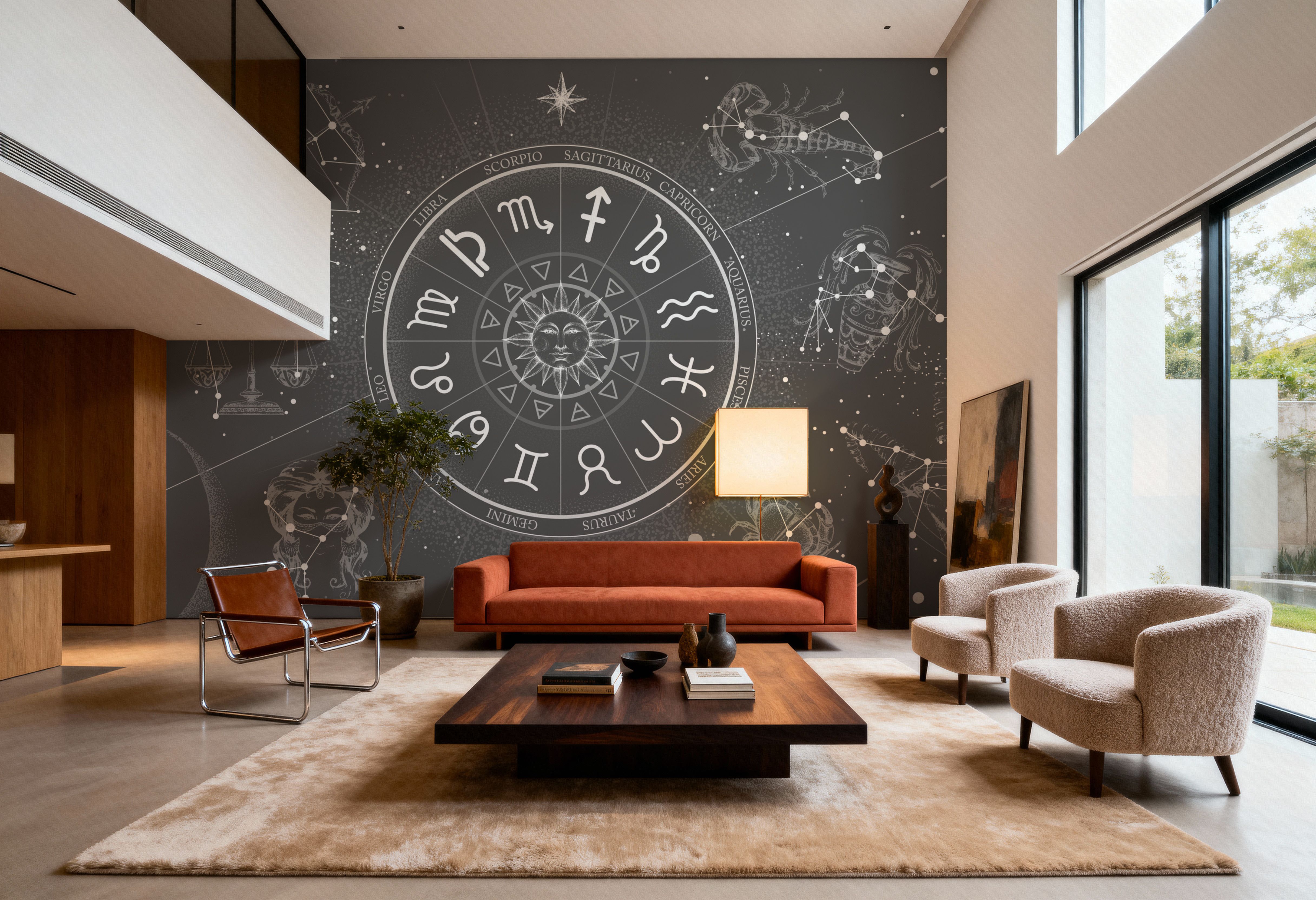 Wheel of Zodiac, Wallpaper