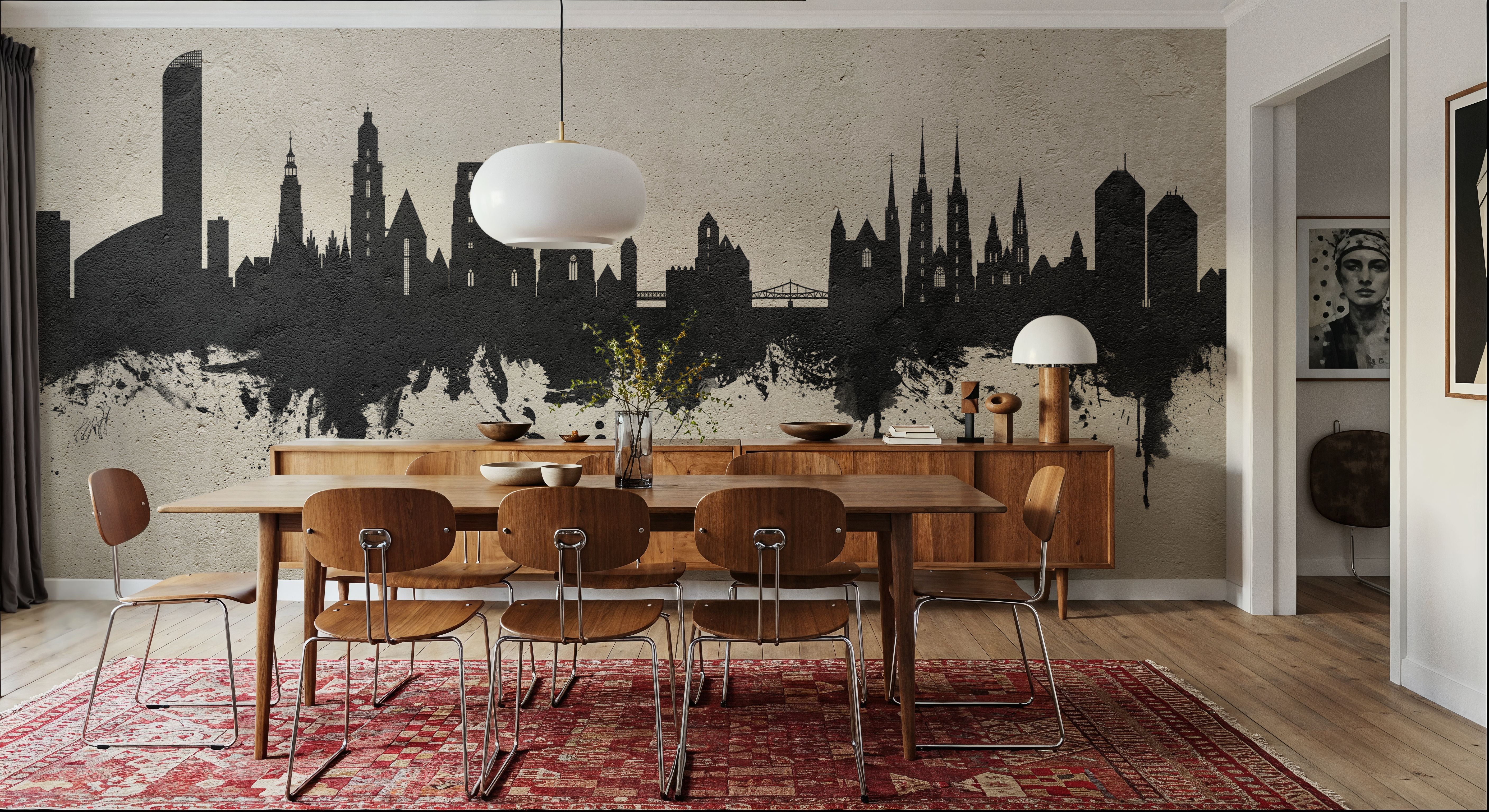 Wroclaw Poland Skyline Concrete