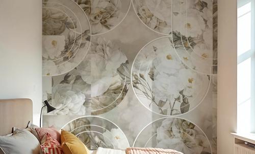 Retro Roses White