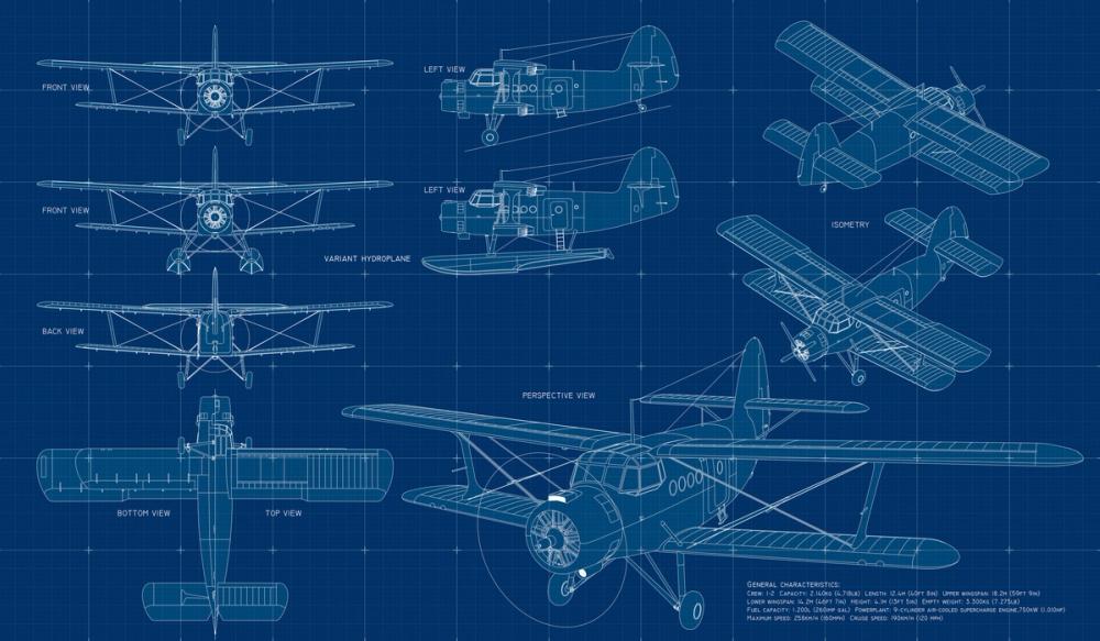 Hydroplane Blueprint