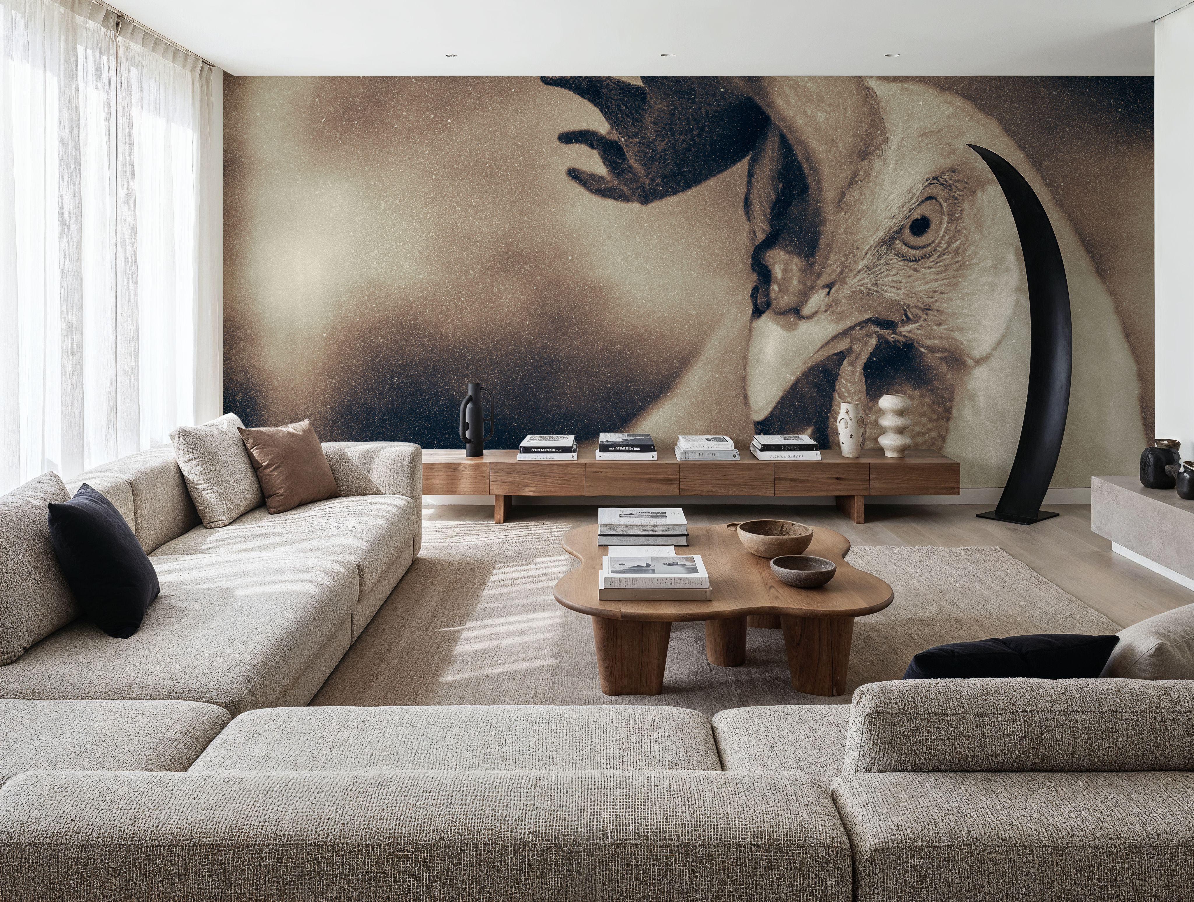 Chicken in the Sun II Sepia