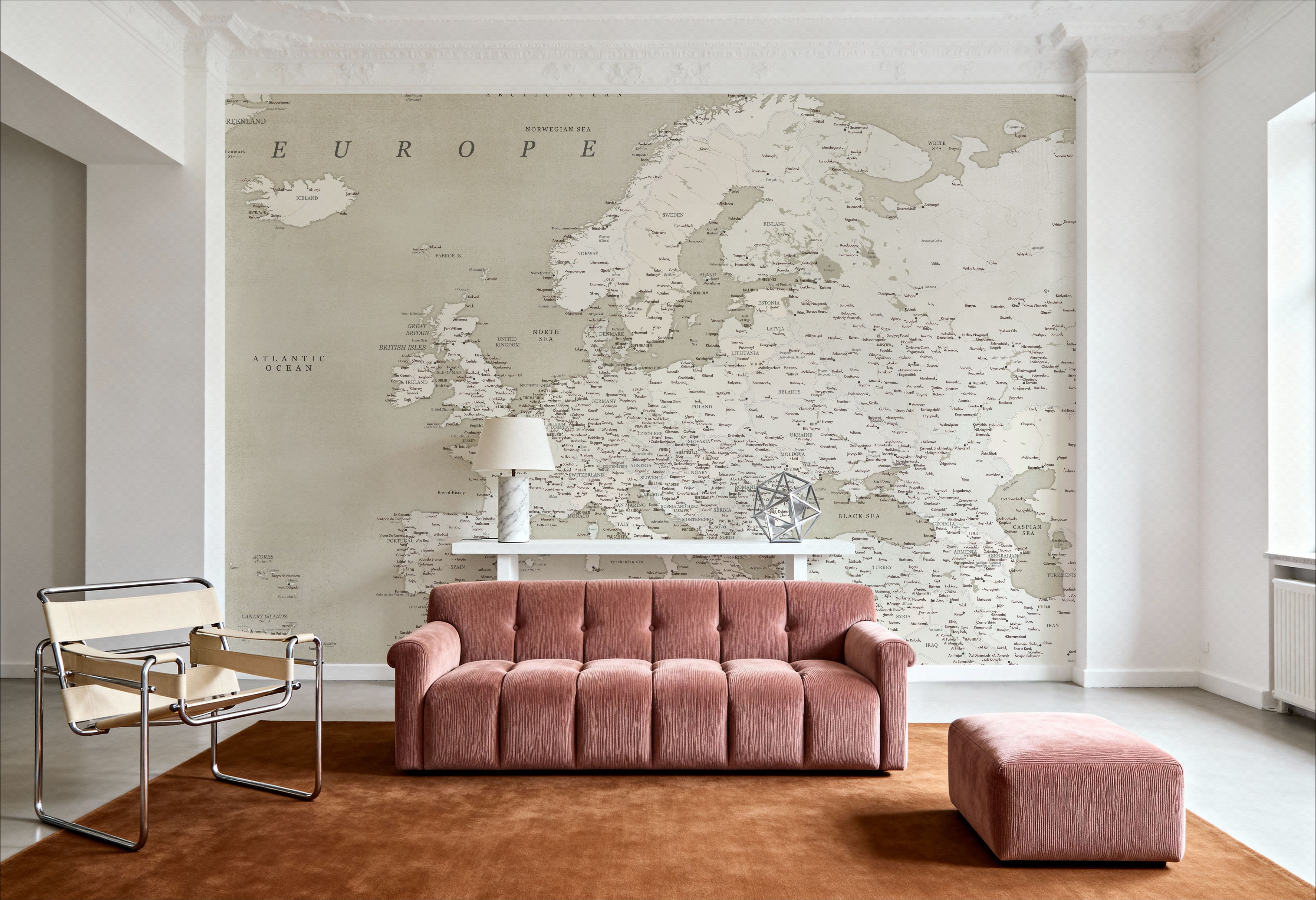 Europe Map Detailed - Sarai