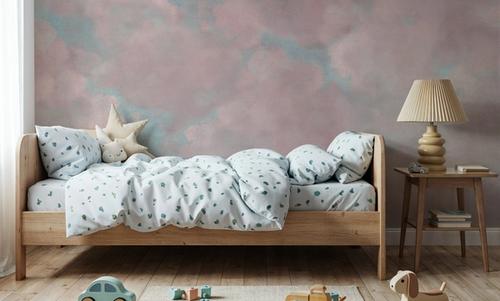 Painted Dreamy Clouds, Pink