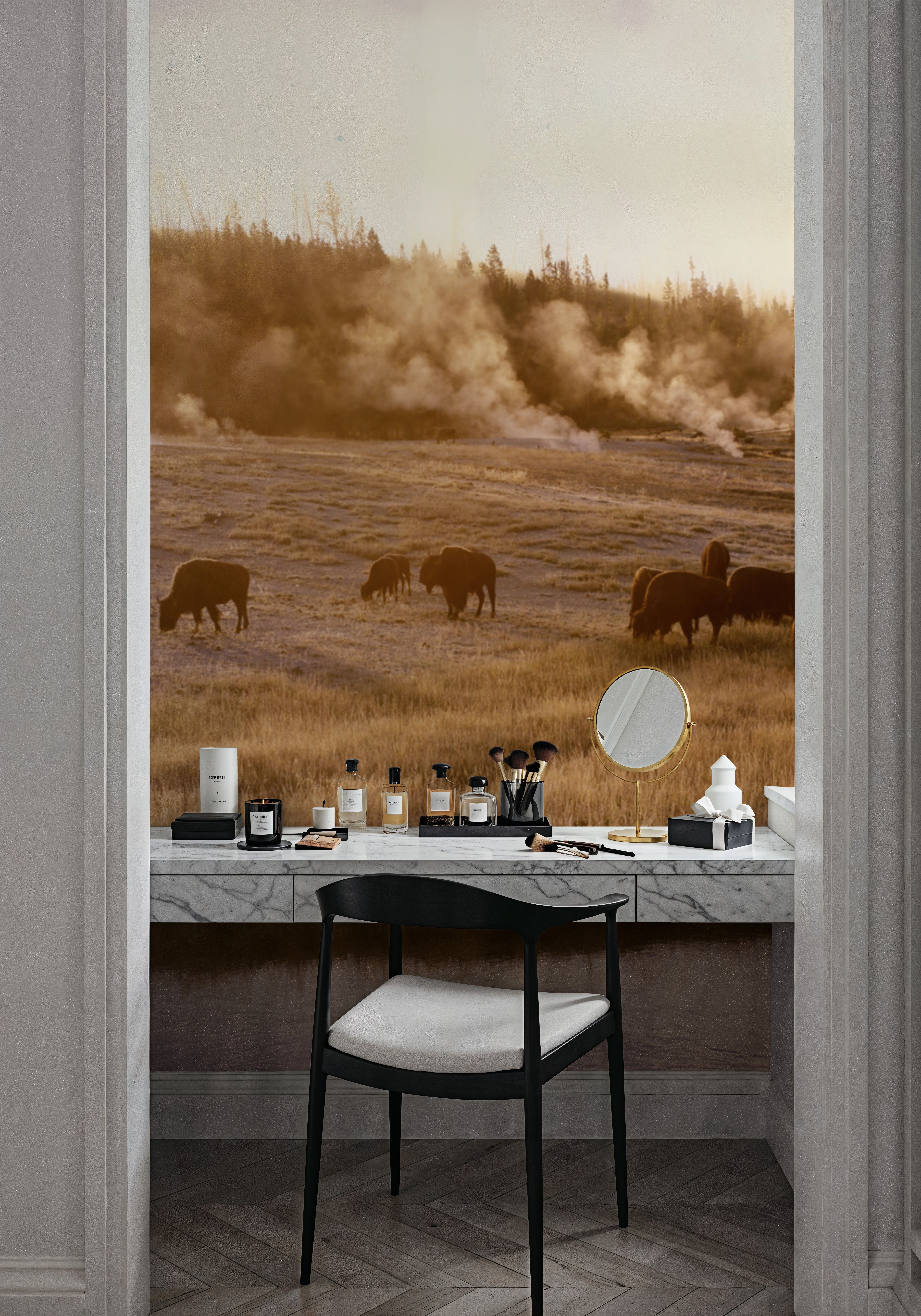 Bison Firehole River