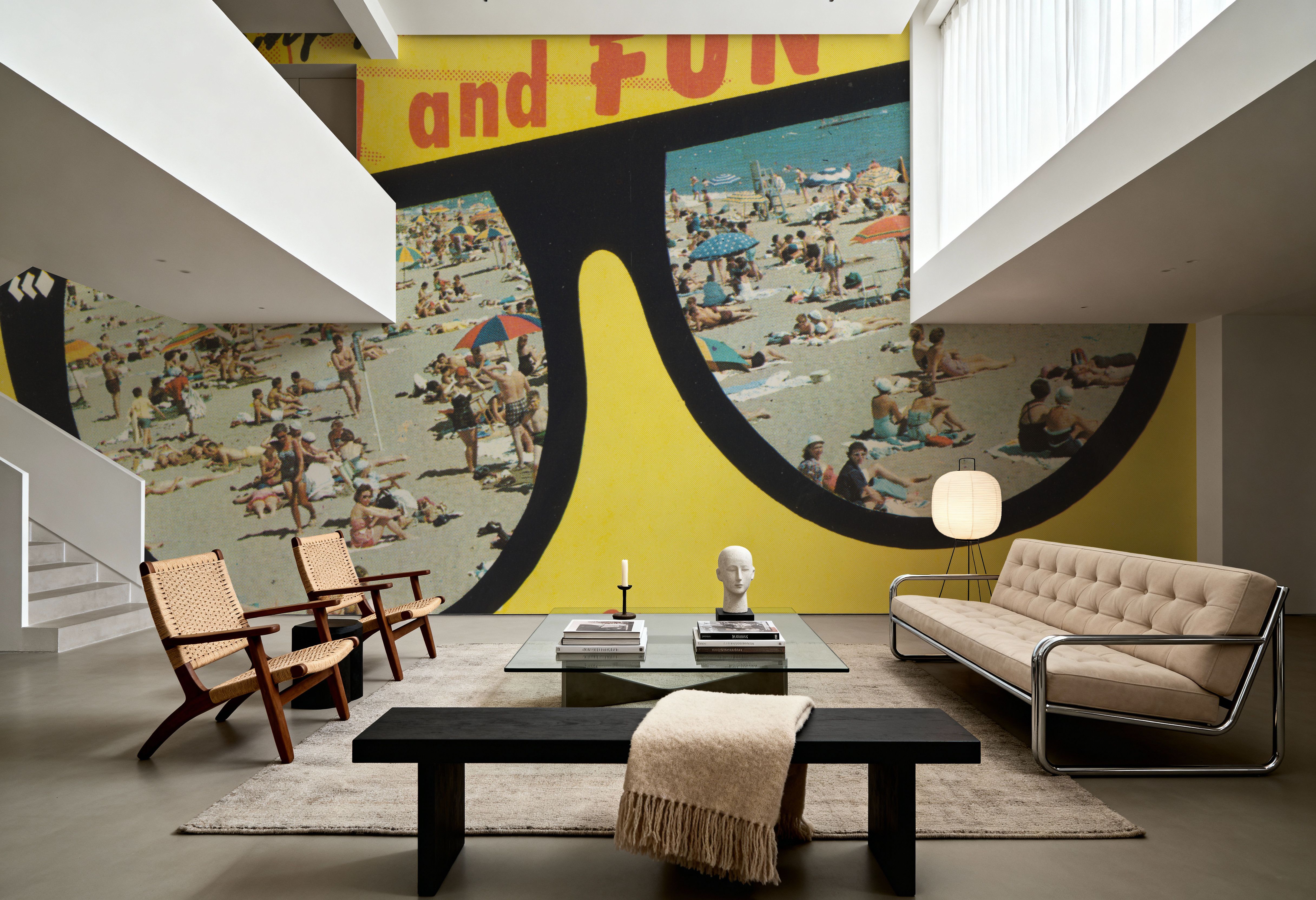 Greetings from the Sun and the Fun - Screenprint Postcard