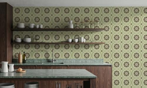 Geo Floral, Pistachio