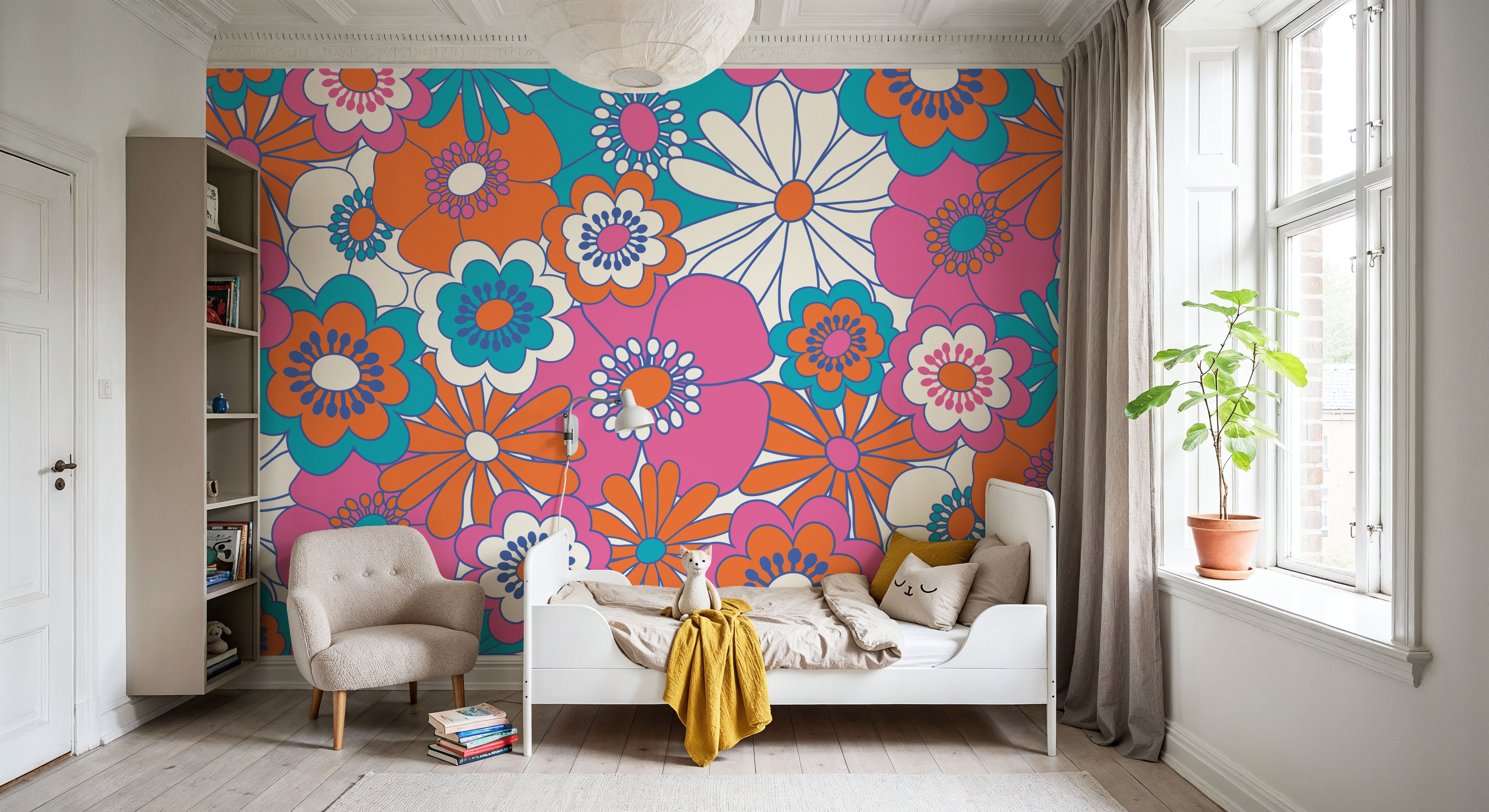 70's Avant Garden, Bright Pink