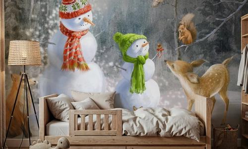 Woodland Snowmen