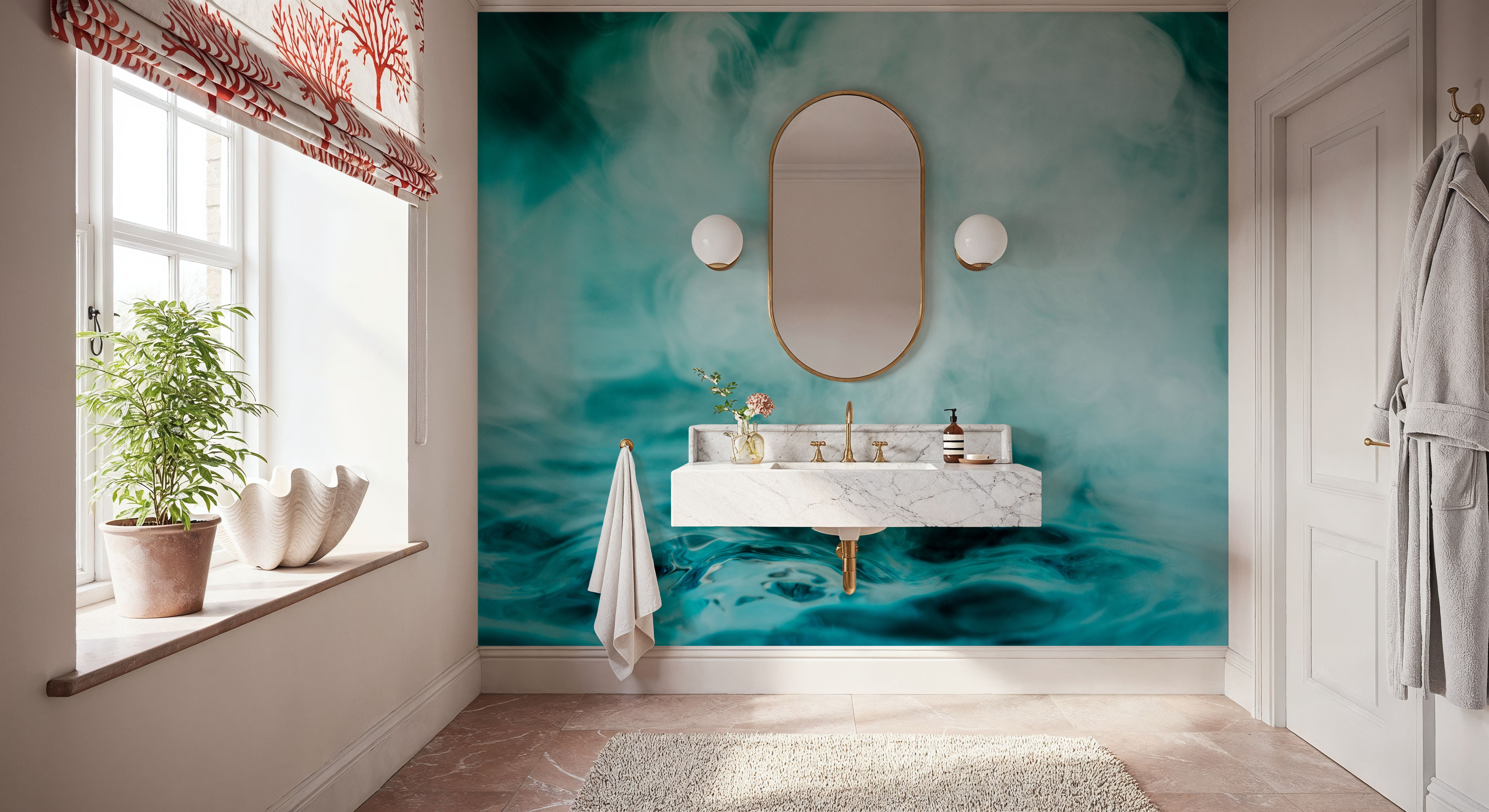 Smoky Waters, Wallpaper